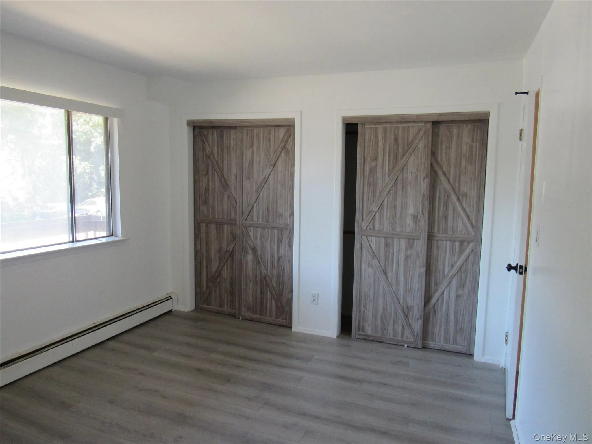 Two closets found in primary bedroom Two closets found in primary bedroom