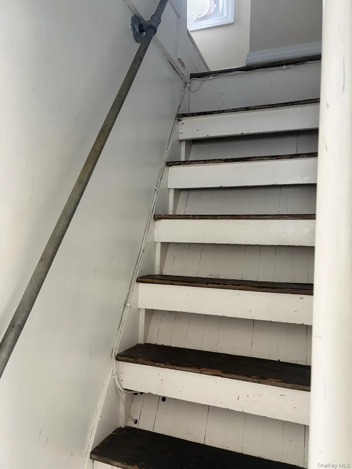 Stairs to full attic for storage Stairs to full attic for storage
