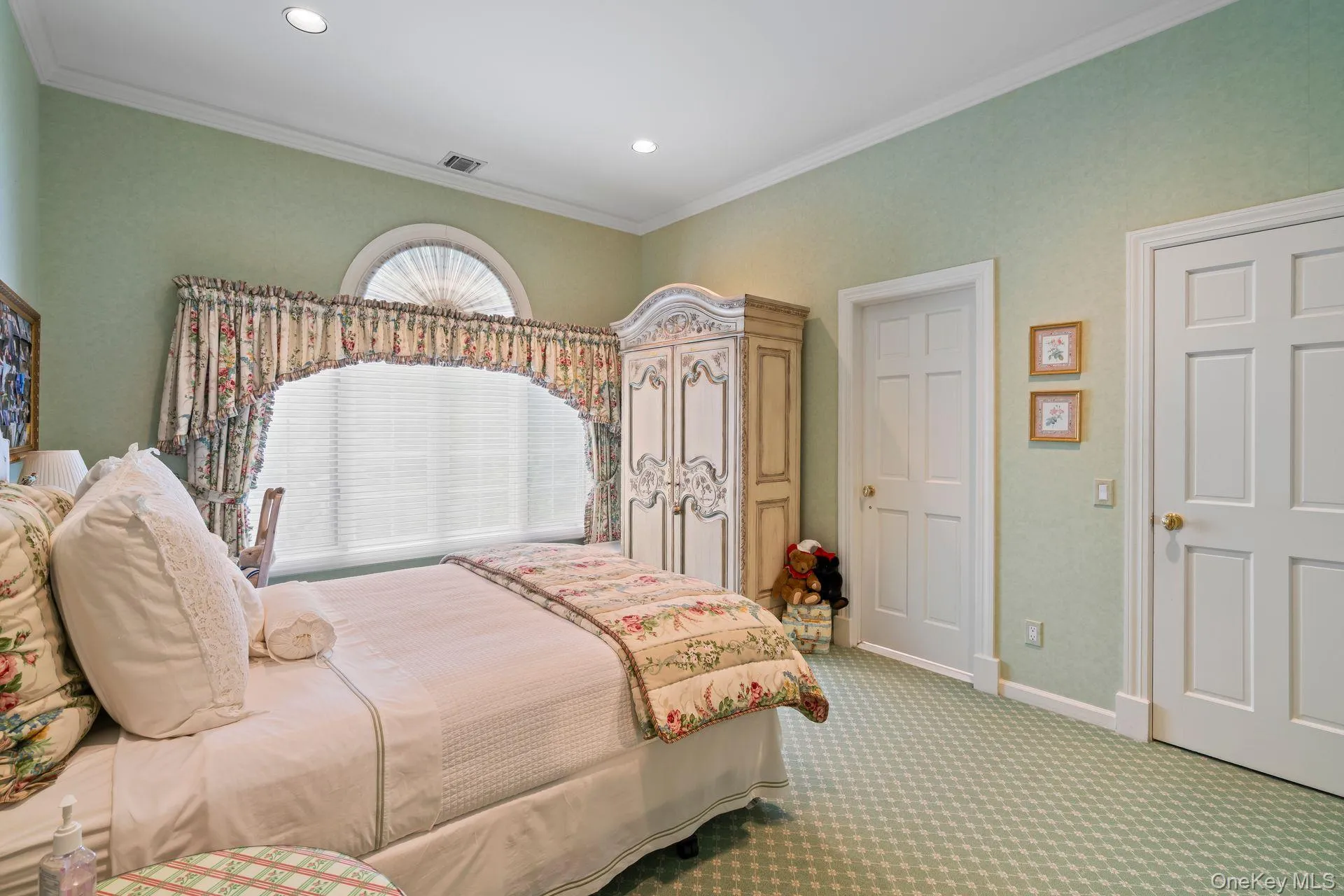 Bedroom with private full bath, recessed lighting, walk in closet Bedroom with private full bath, recessed lighting, walk in closet
