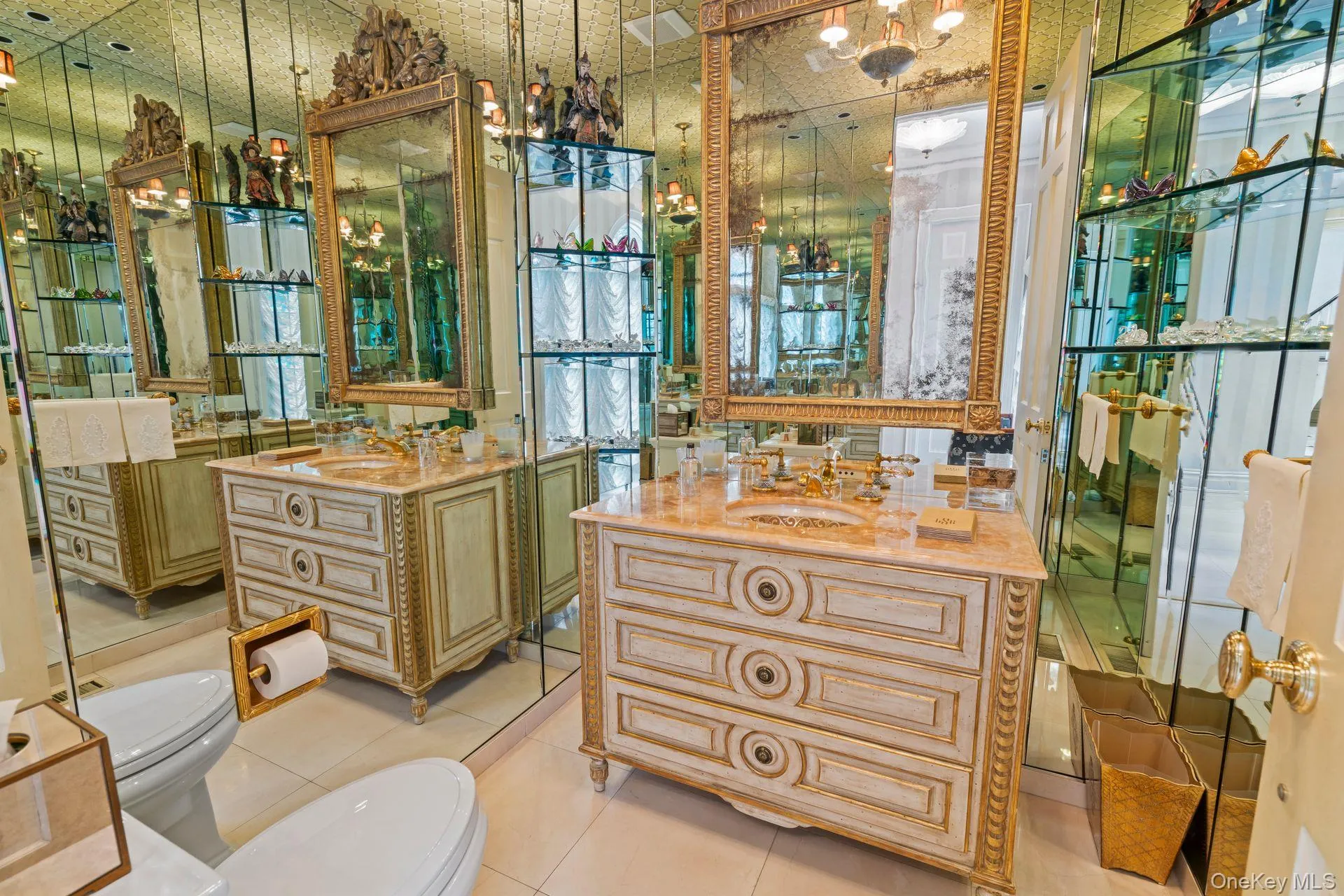 Exquisite guest powder room Exquisite guest powder room