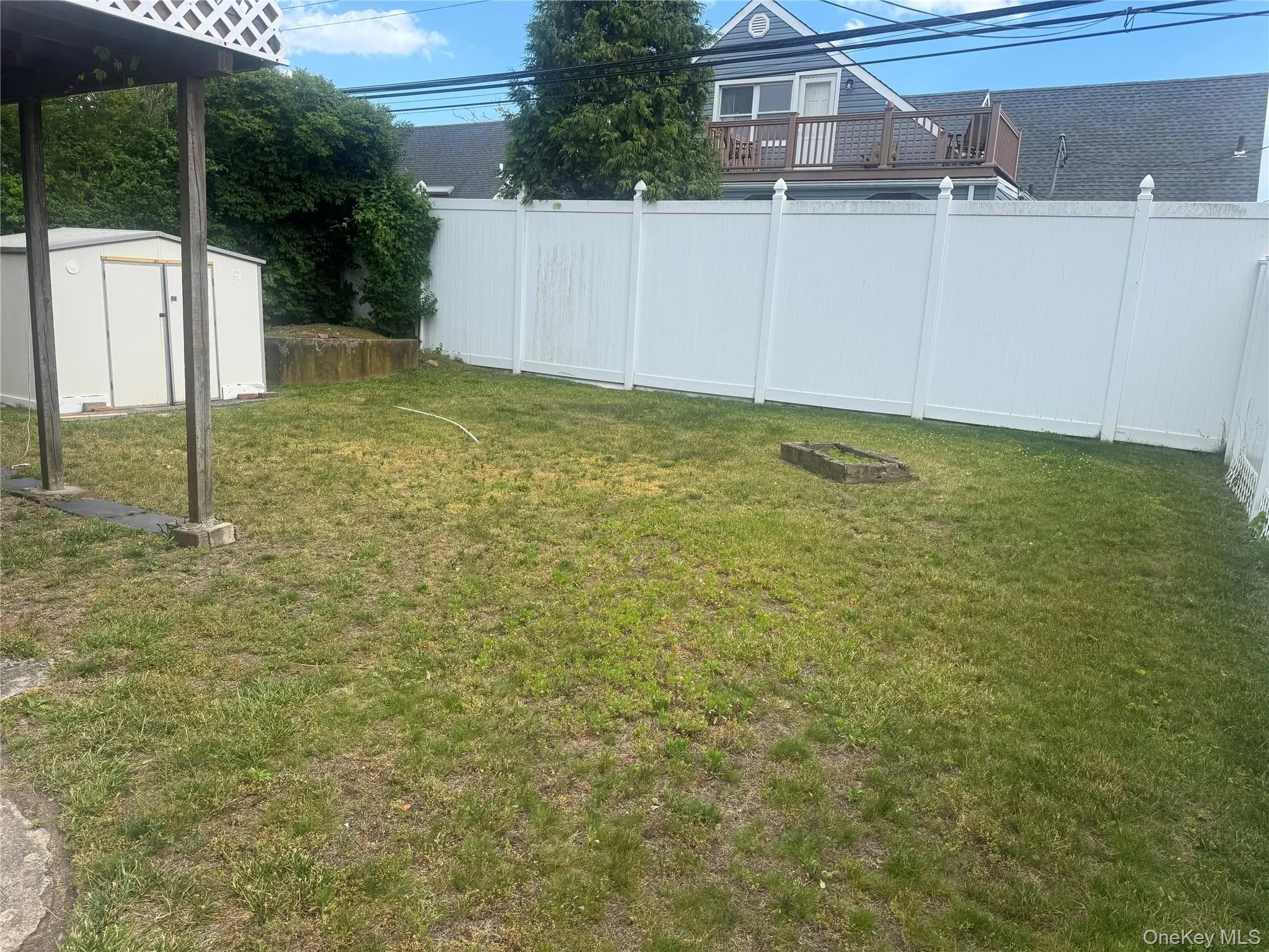 Fenced Backyard Fenced Backyard