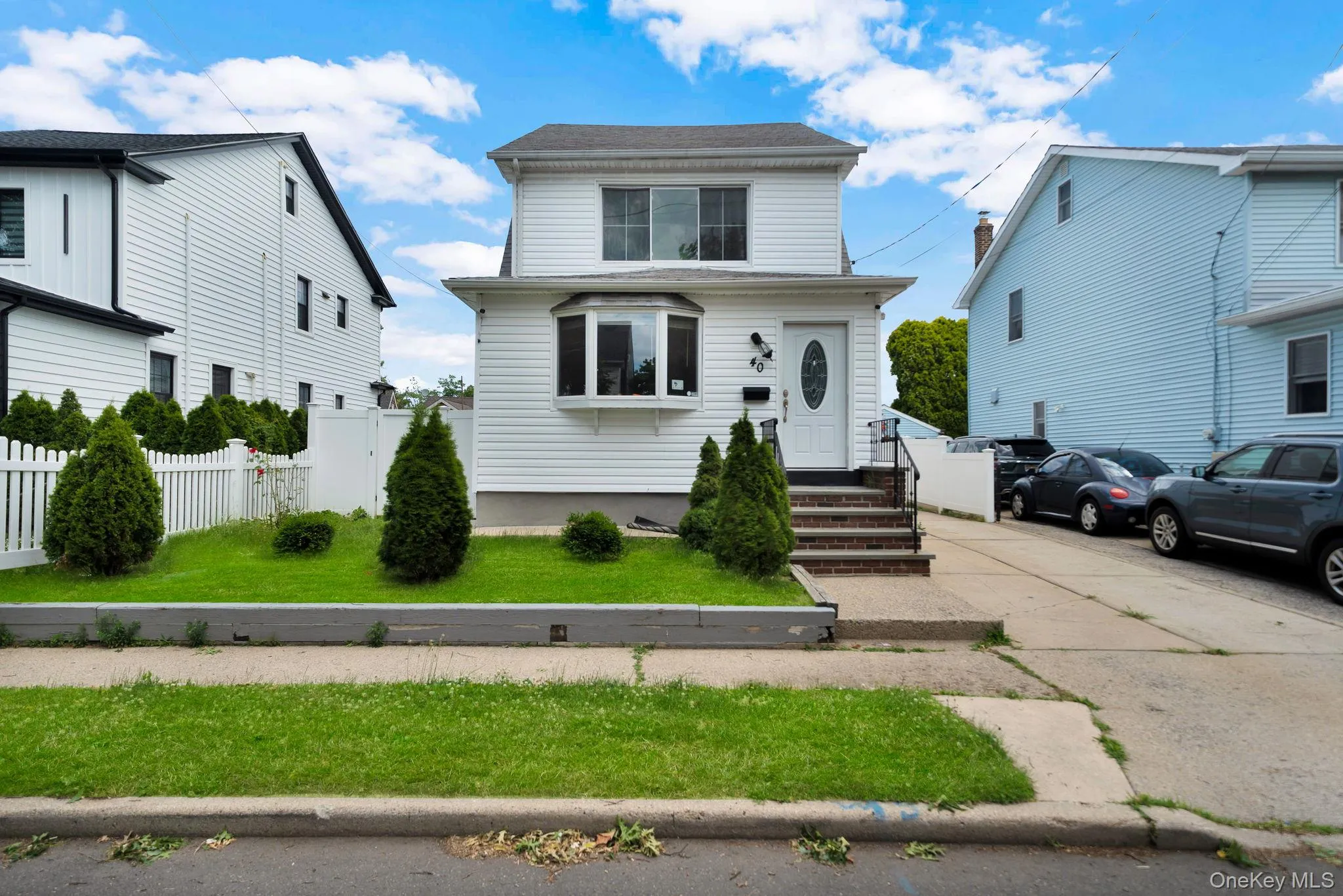 Front of the house. Front of the house.