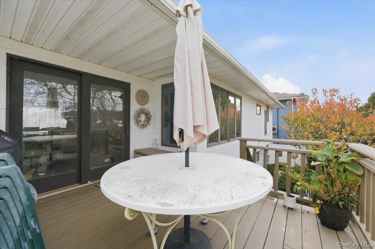 View of wooden deck View of wooden deck