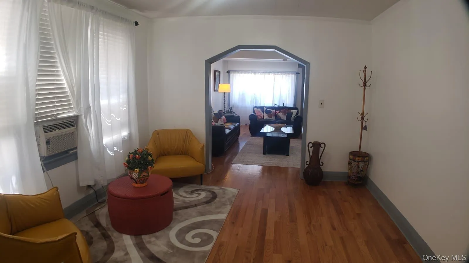 Dining room into Living room view Dining room into Living room view