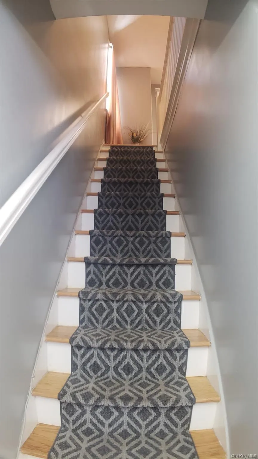 Second floor stairs. Second floor stairs.
