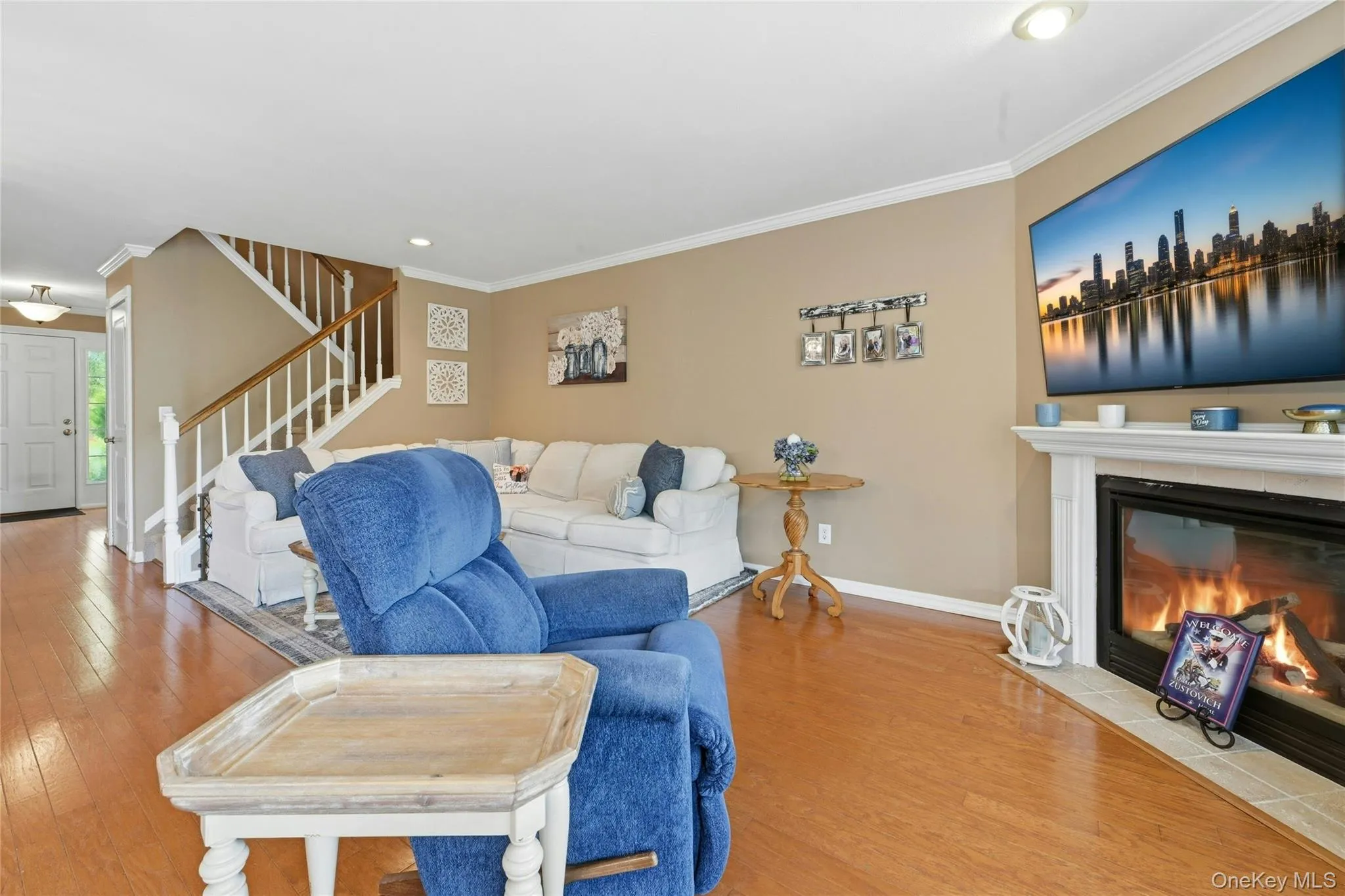 Wood Flooring, Crown Molding, Gas Fireplace Wood Flooring, Crown Molding, Gas Fireplace