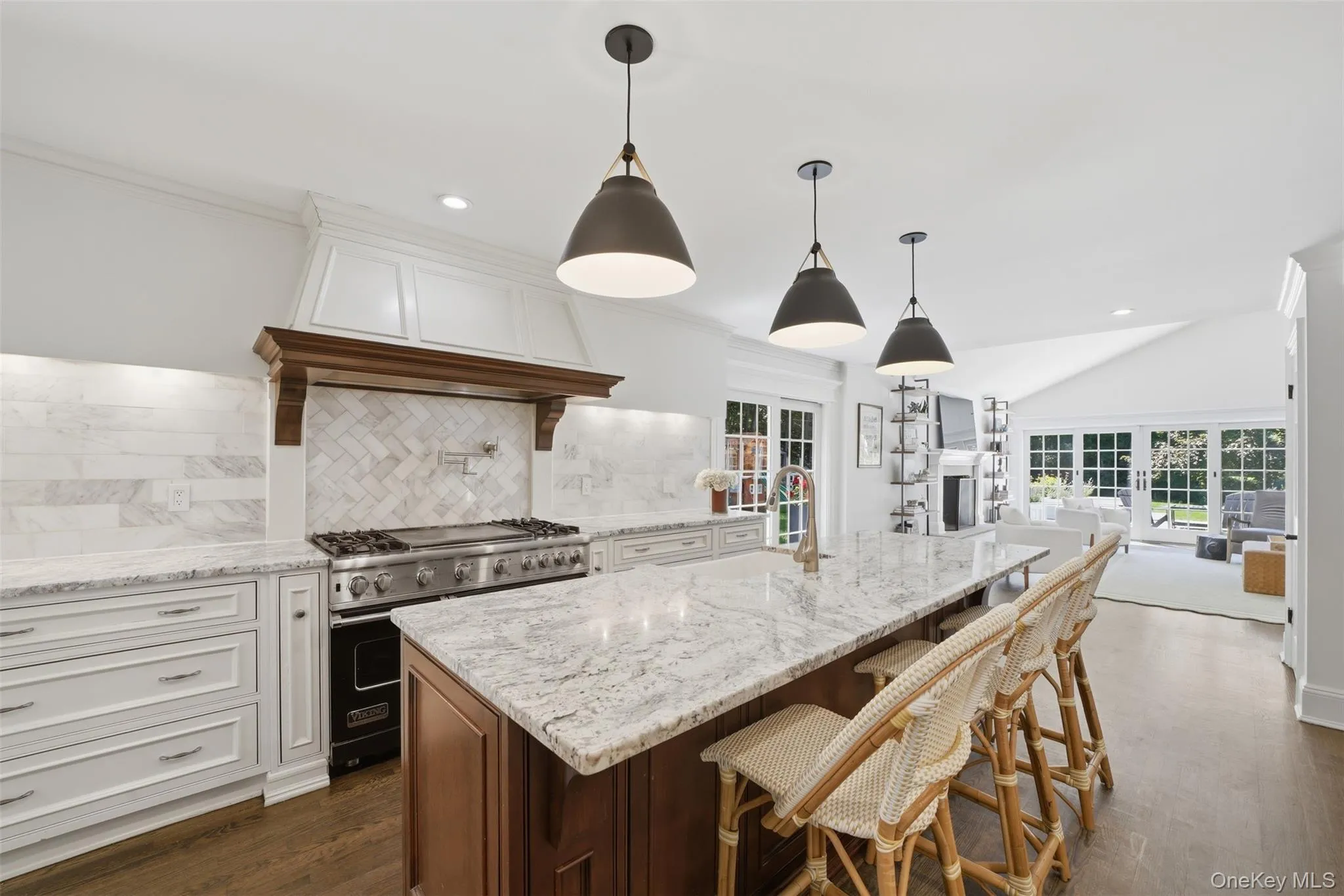 You will want to cook here, for sure, sliding glass doors to backyard and backyard barbecue You will want to cook here, for sure, sliding glass doors to backyard and backyard barbecue