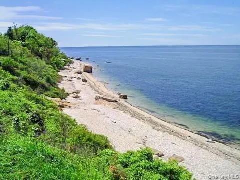 Water view with local beach Water view with local beach