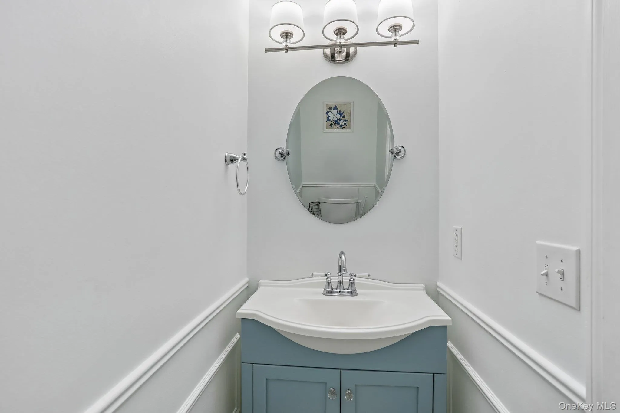 Updated half bathroom Updated half bathroom