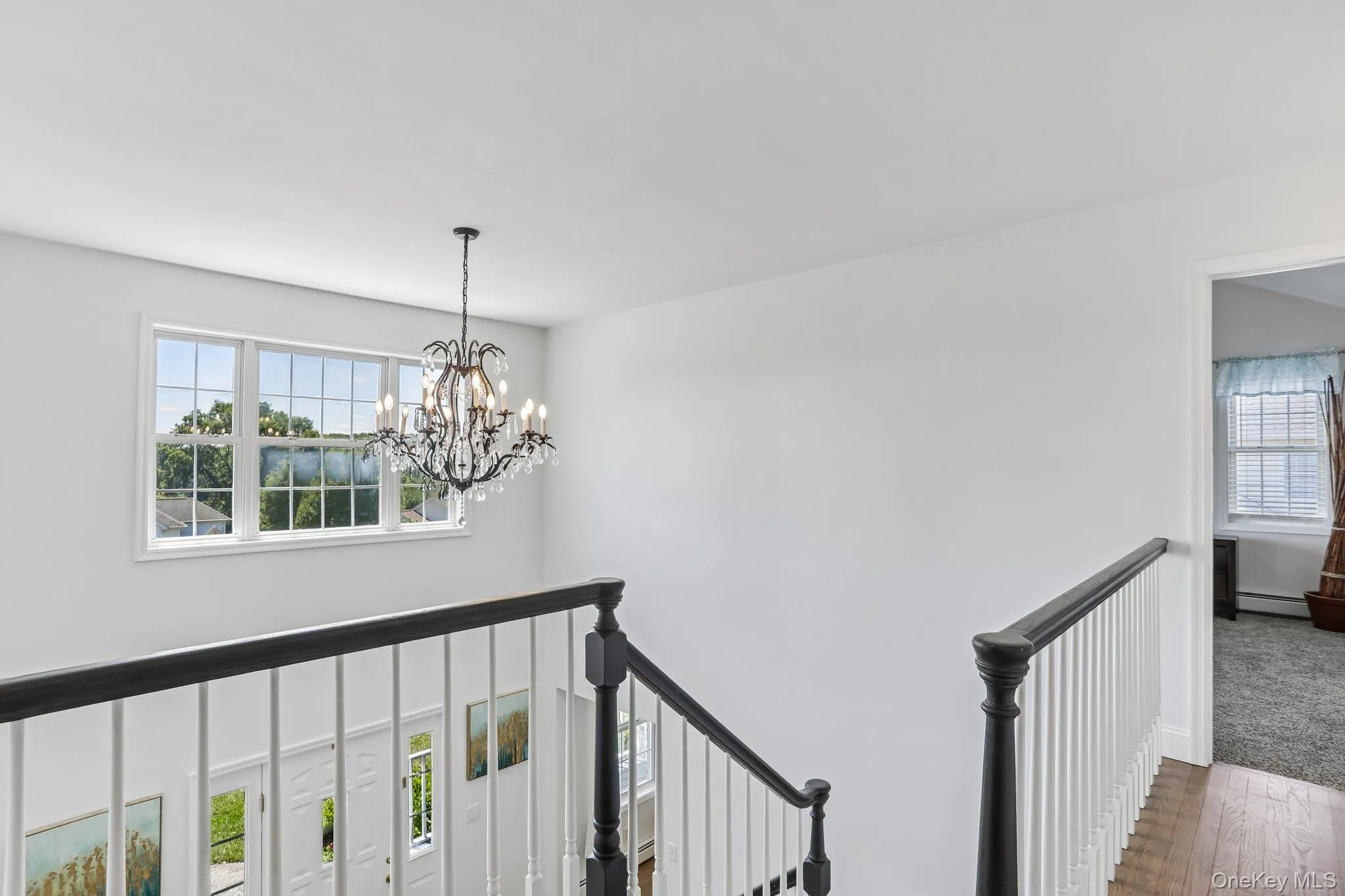 Balcony overlooking entry. Balcony overlooking entry.