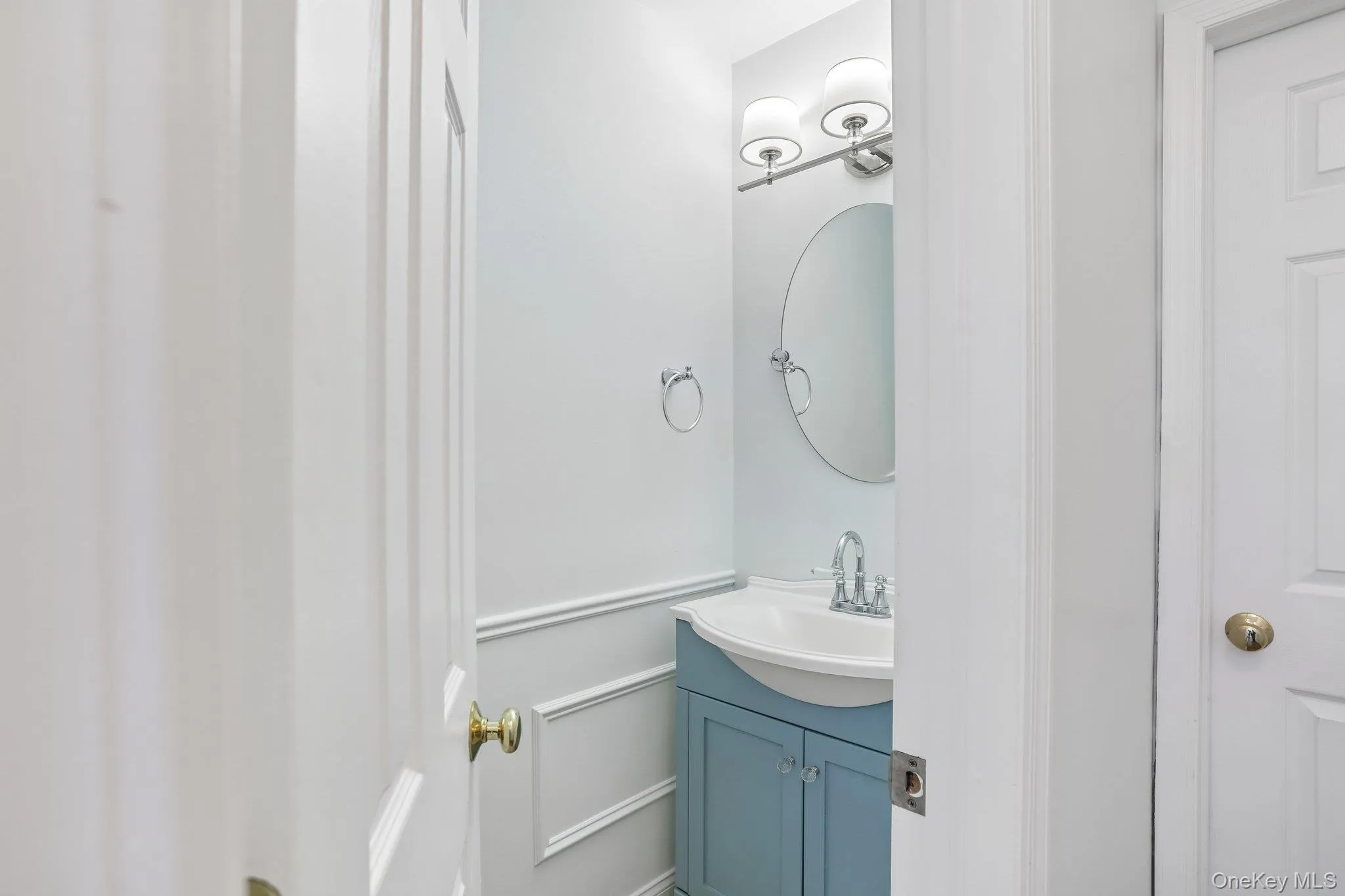 Updated half bathoom. Updated half bathoom.