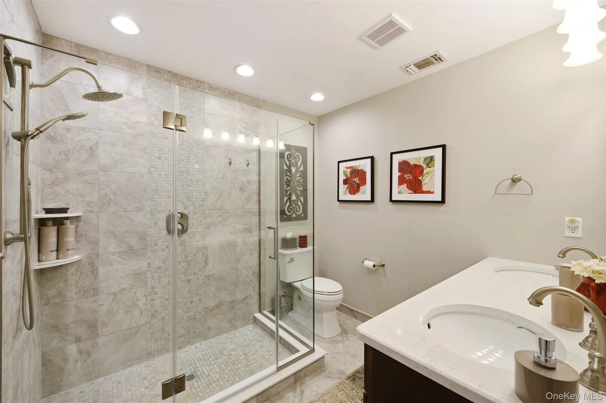 New Primary Bathroom w. Double Sink Vanity , Oversized New Primary Bathroom w. Double Sink Vanity , Oversized