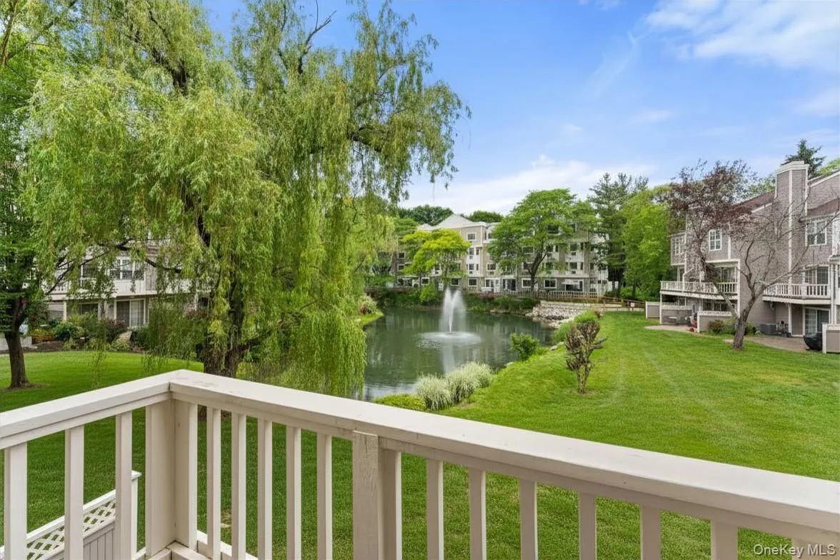 private deck overlooking yard and pond private deck overlooking yard and pond