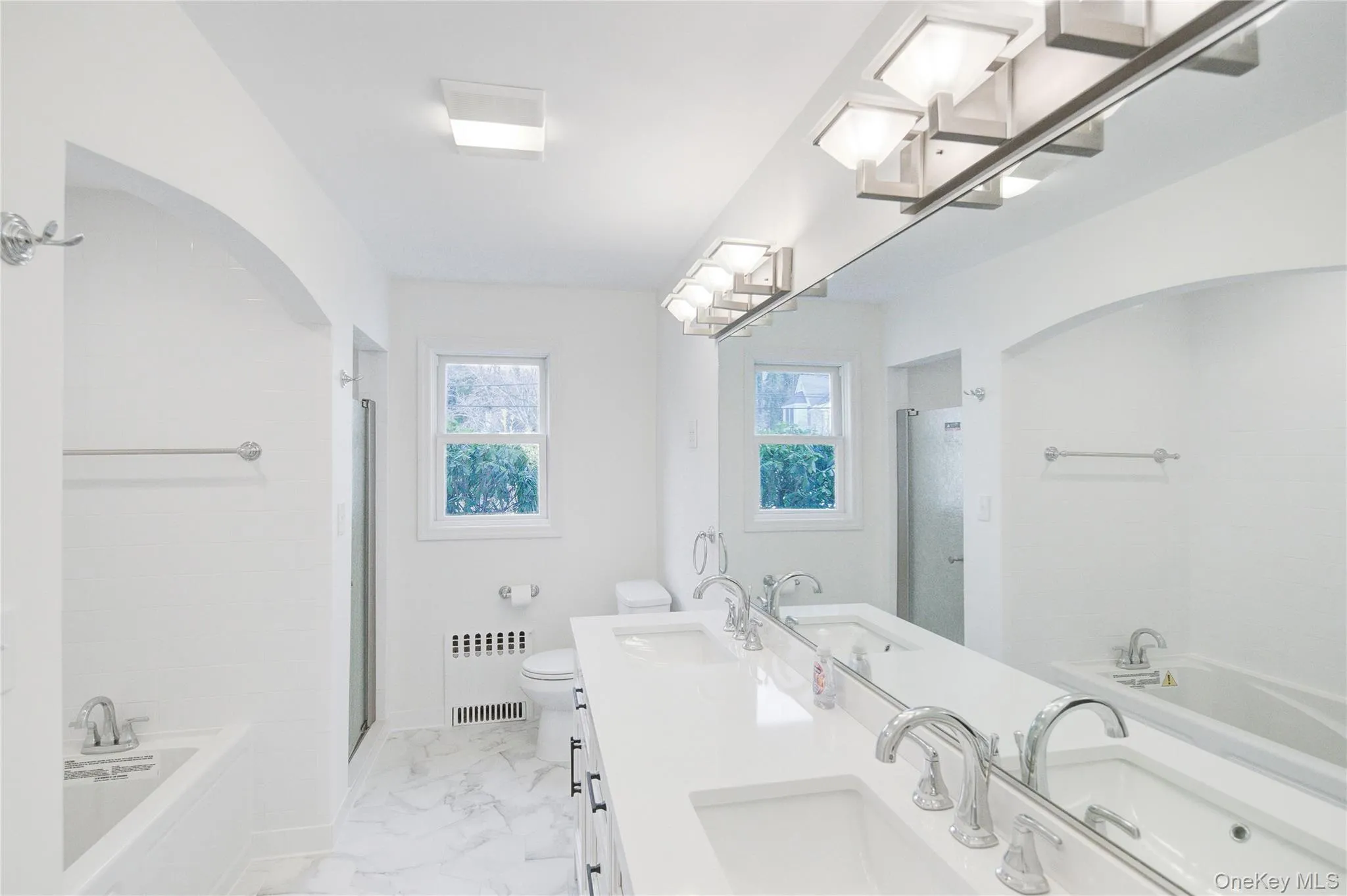 Totally renovated bathroom with separate tub and shower Totally renovated bathroom with separate tub and shower