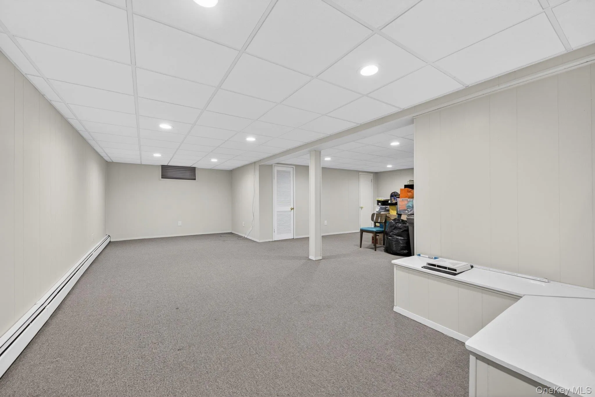 Recessed lighting and tons of storage! Recessed lighting and tons of storage!