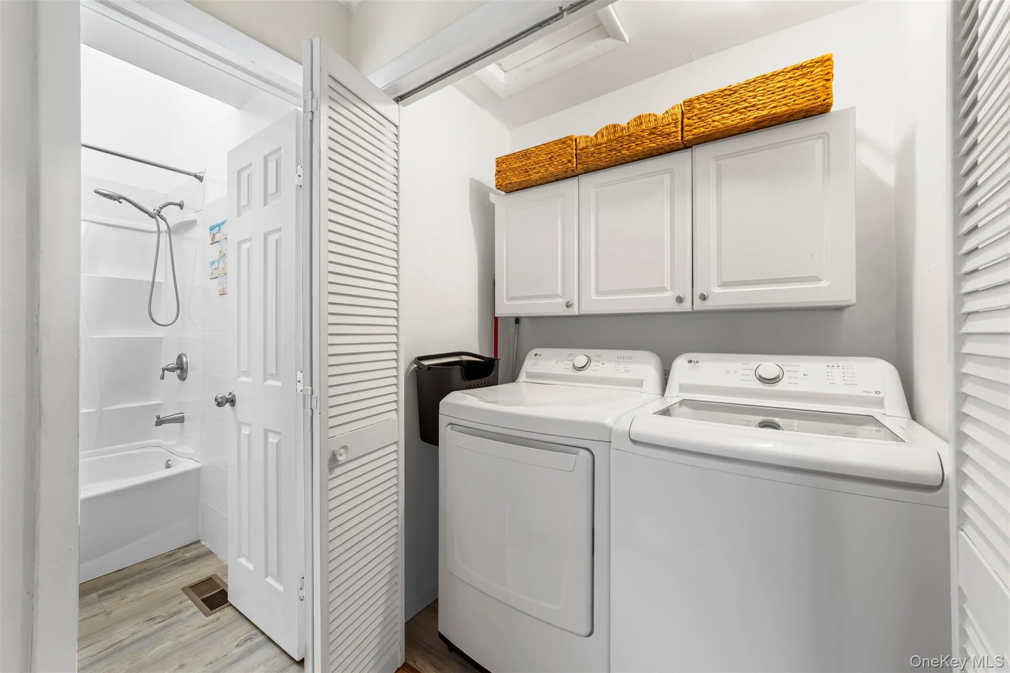 Designated laundry area so you don't have to walk down to basement Designated laundry area so you don't have to walk down to basement