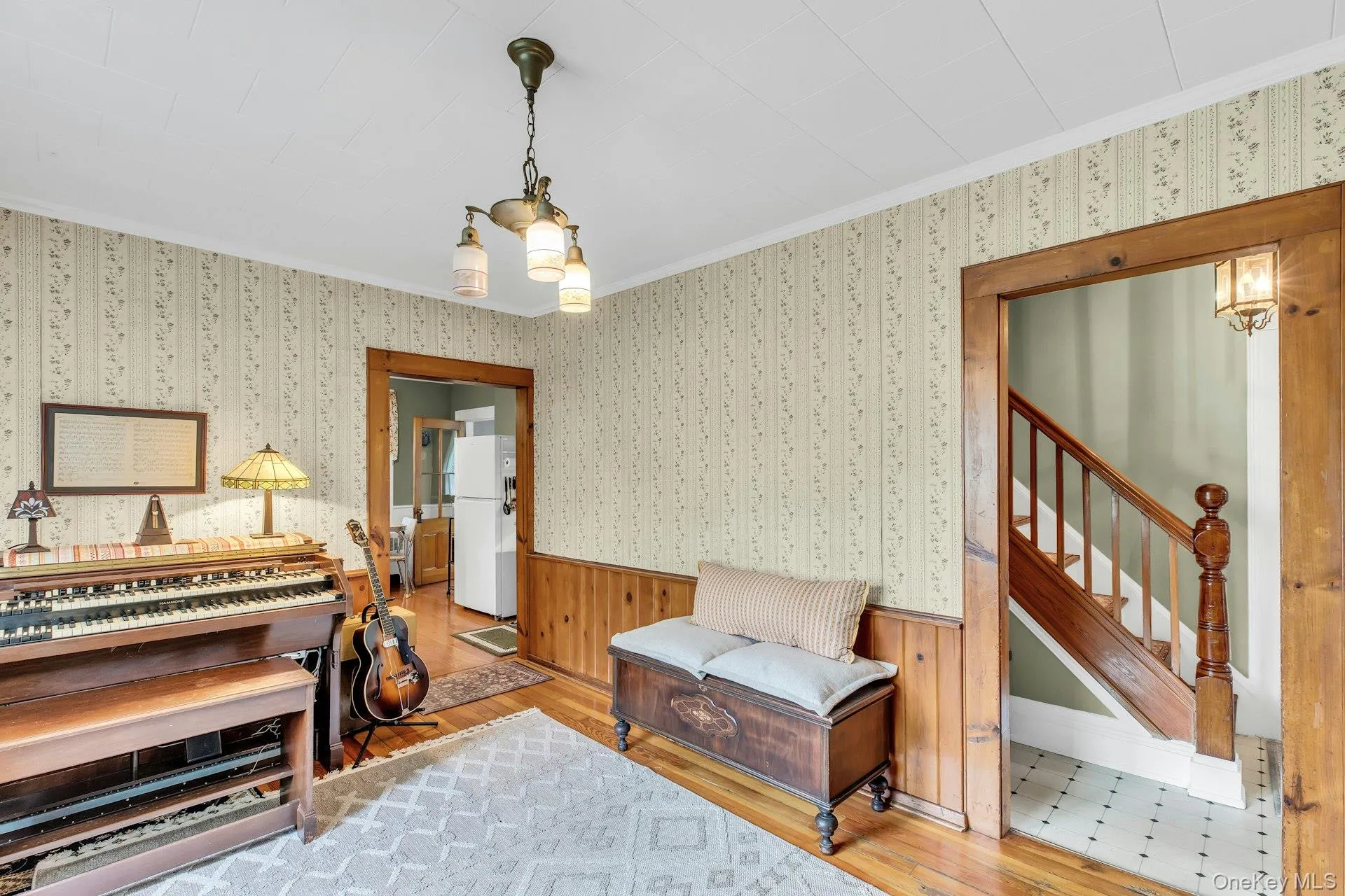 Originally a guest parlor, now a music room Originally a guest parlor, now a music room