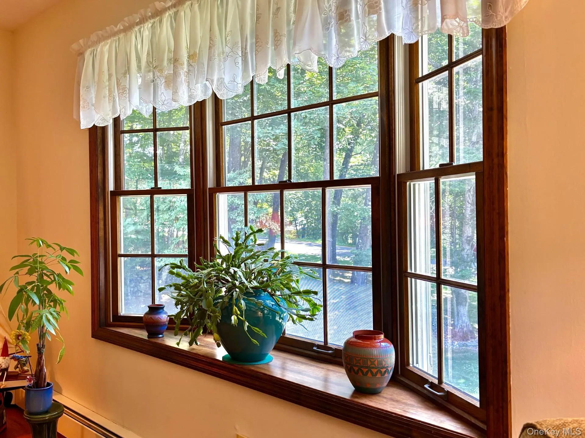 Close up of bay window Close up of bay window