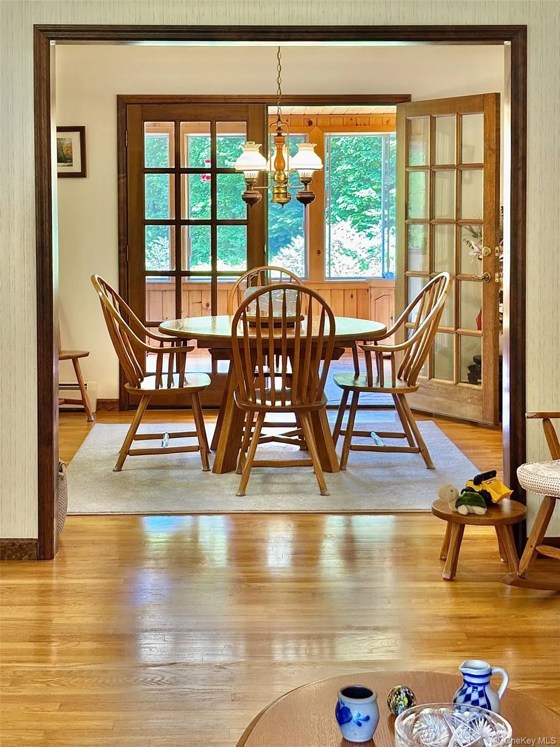 Open to glassed porch Open to glassed porch