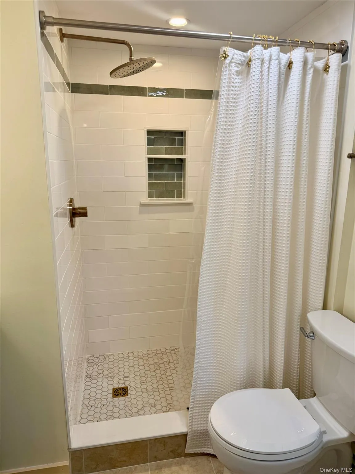 New Tiled Shower w/Kohler rain shower head New Tiled Shower w/Kohler rain shower head