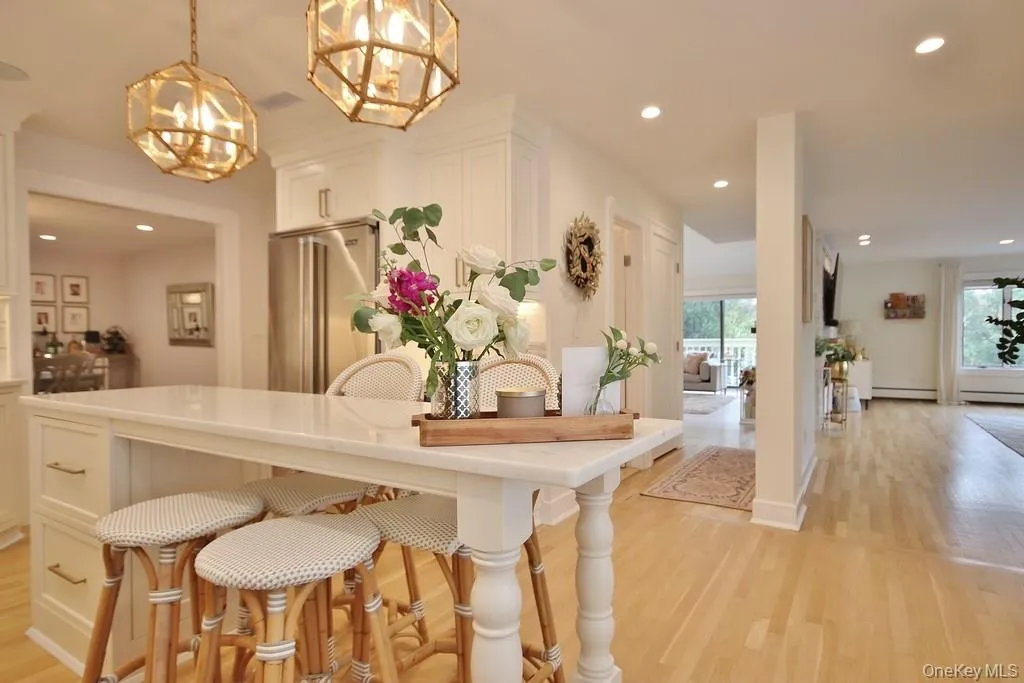 Showing flow of home into family room Showing flow of home into family room