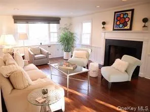 Large living room with woodburning fireplace Large living room with woodburning fireplace