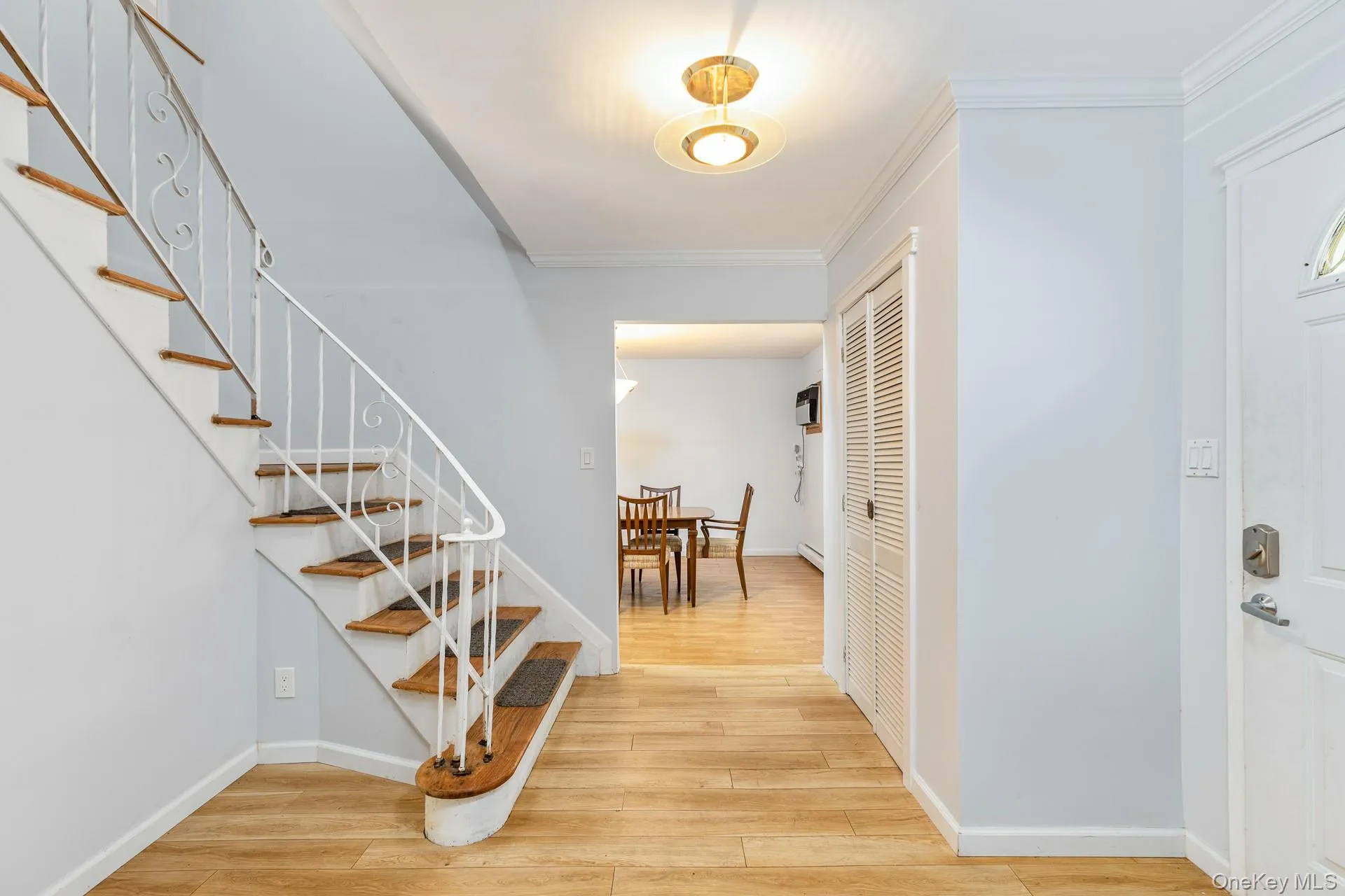 Freshly painted and two closets near the entrance. Plenty of storage. Freshly painted and two closets near the entrance. Plenty of storage.