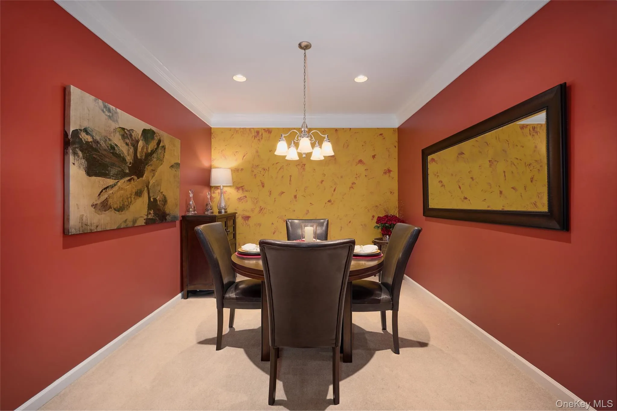 Dining Room with plaster walls Dining Room with plaster walls