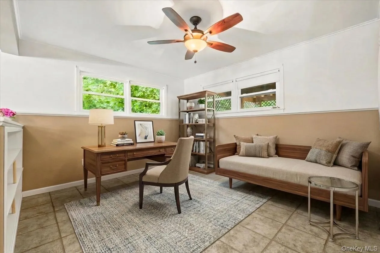 Home office or guest room-virtually staged Home office or guest room-virtually staged