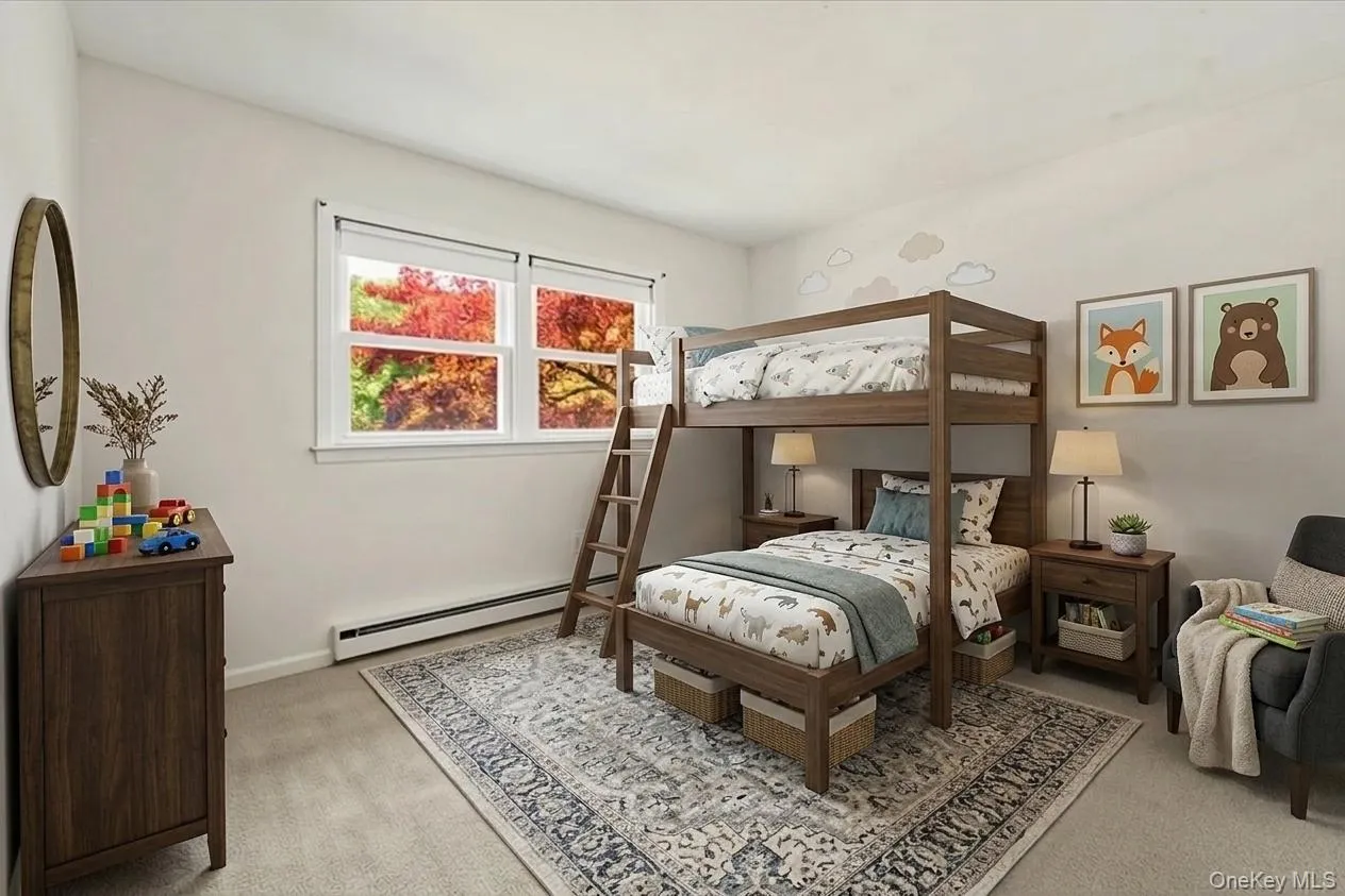 Bedroom #3-virtually staged with bunks Bedroom #3-virtually staged with bunks