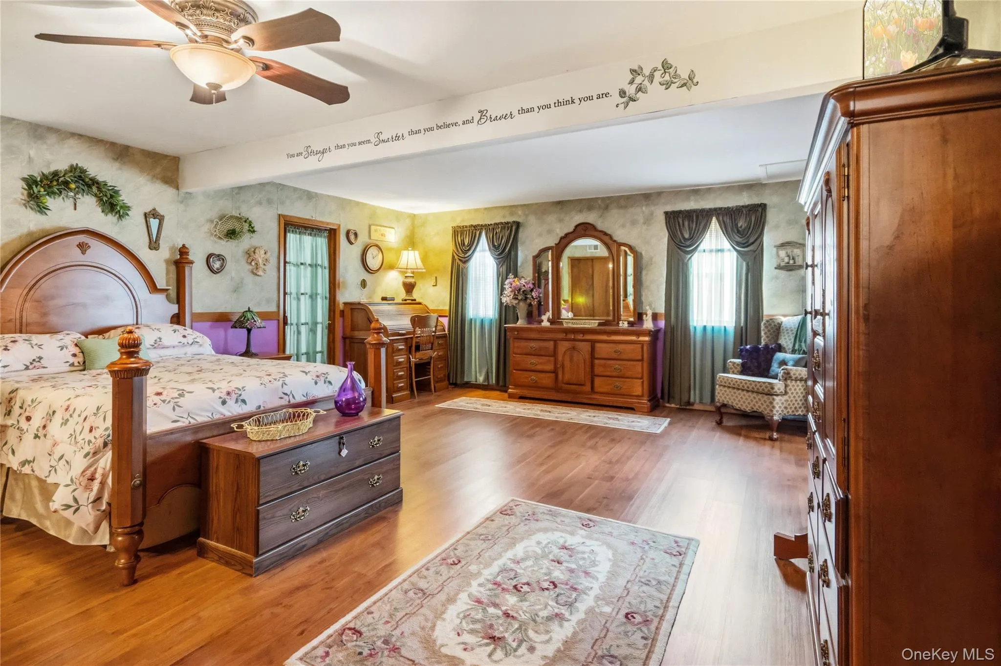 The expanded primary bedroom suite easily accommodates oversized furniture, while still offering plenty of additional living space. The expanded primary bedroom suite easily accommodates oversized furniture, while still offering plenty of additional living space.