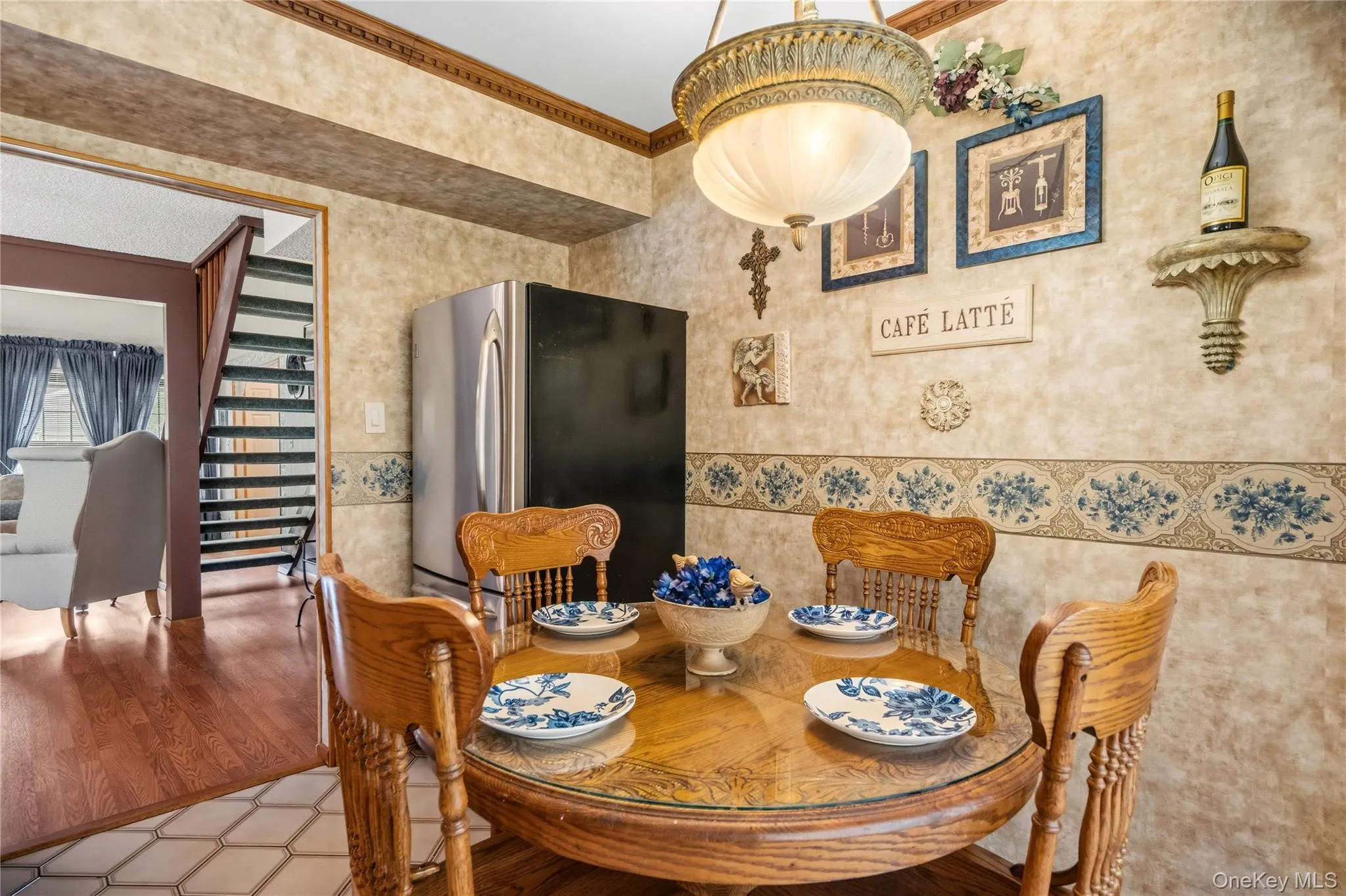 The functional layout of this eat-in kitchen, flows seamlessly into the surrounding living spaces. The functional layout of this eat-in kitchen, flows seamlessly into the surrounding living spaces.