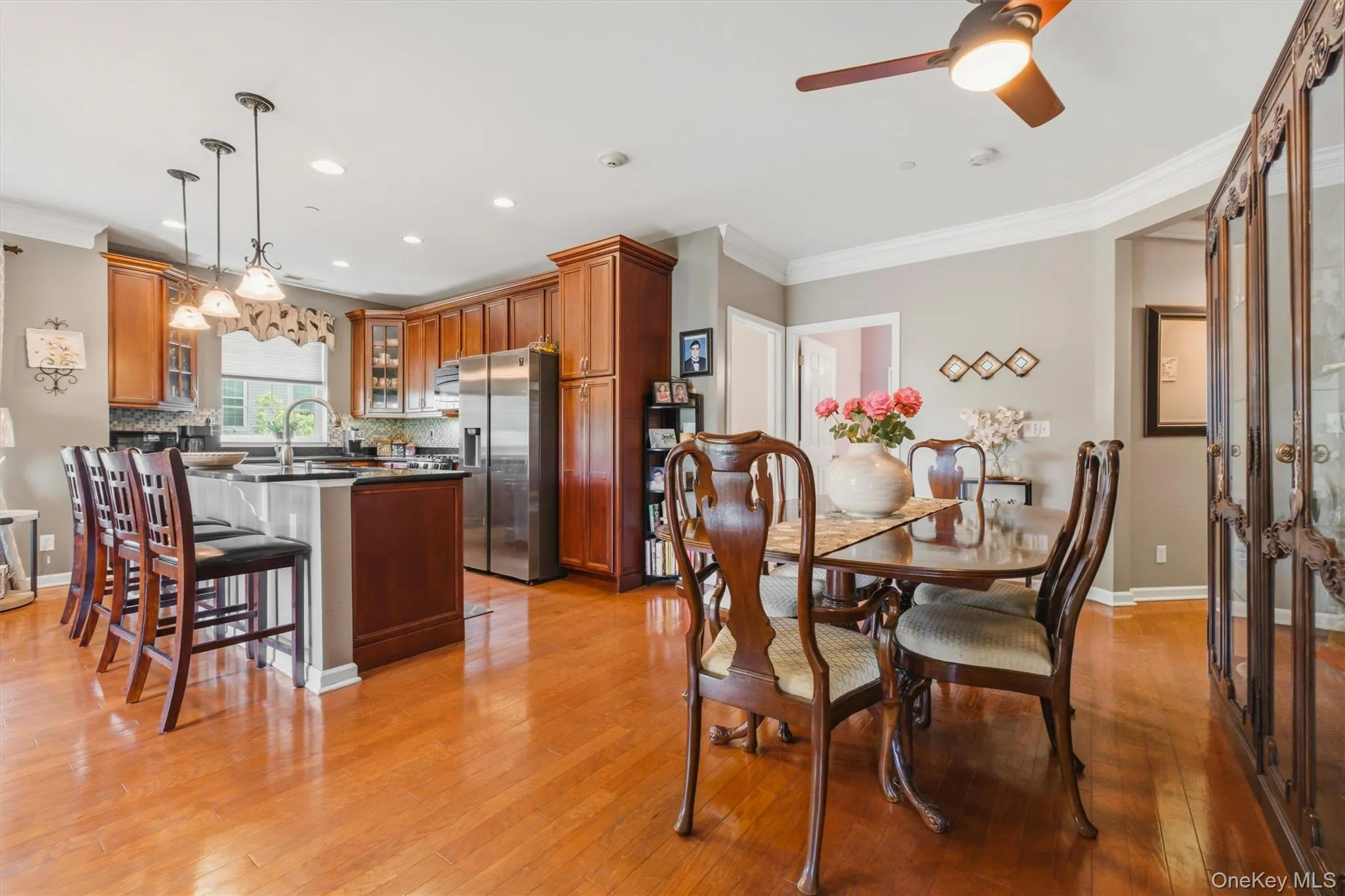 Filled with natural light and designed for comfort, the kitchen and dining area create a warm, welcoming setting for everything from casual meals to hosting guests. Filled with natural light and designed for comfort, the kitchen and dining area create a warm, welcoming setting for everything from casual meals to hosting guests.