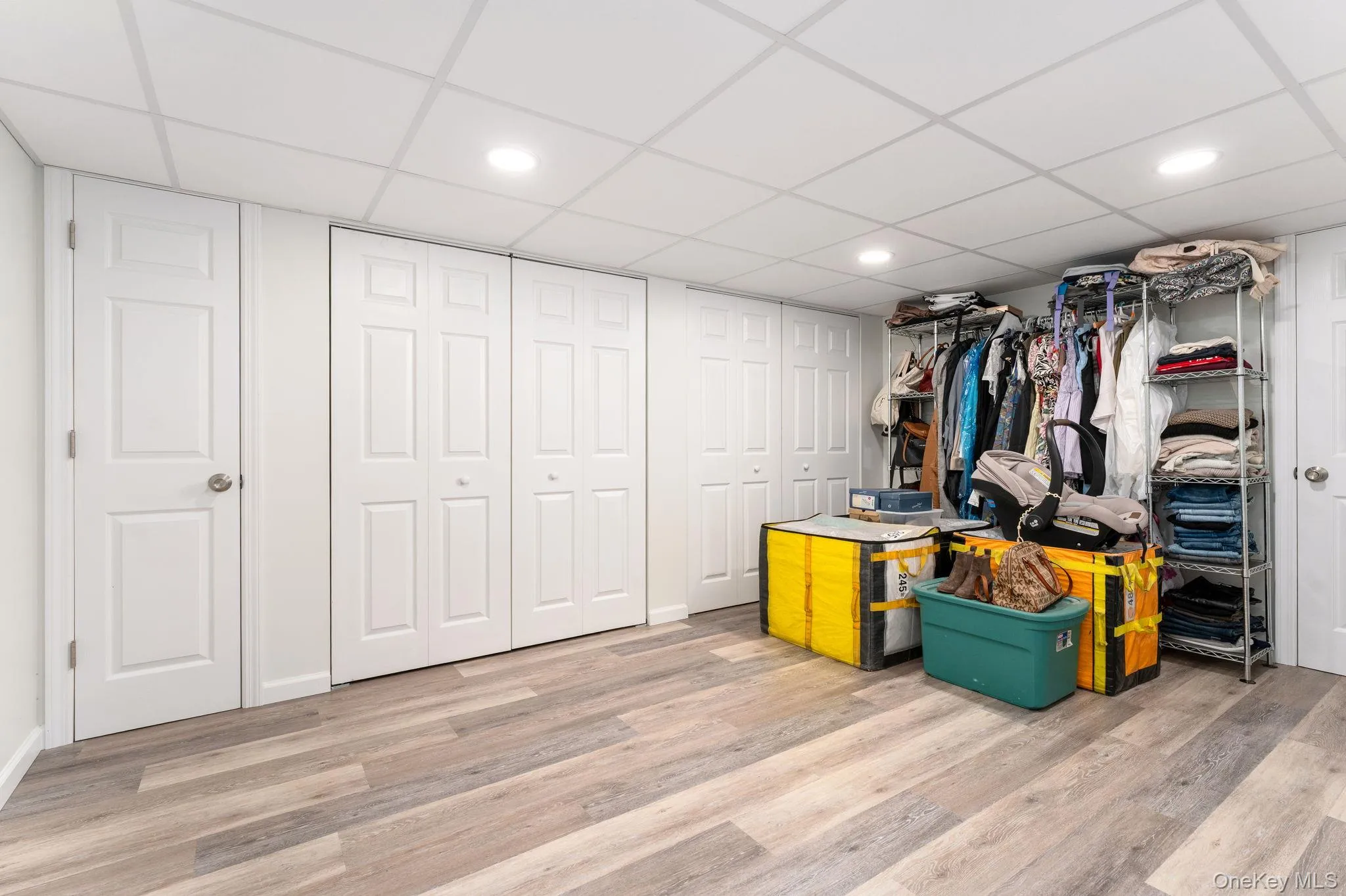 Finished Basement with LVP (Vinyl Plank) flooring, recessed LED lighting and dedicated closet space. Finished Basement with LVP (Vinyl Plank) flooring, recessed LED lighting and dedicated closet space.