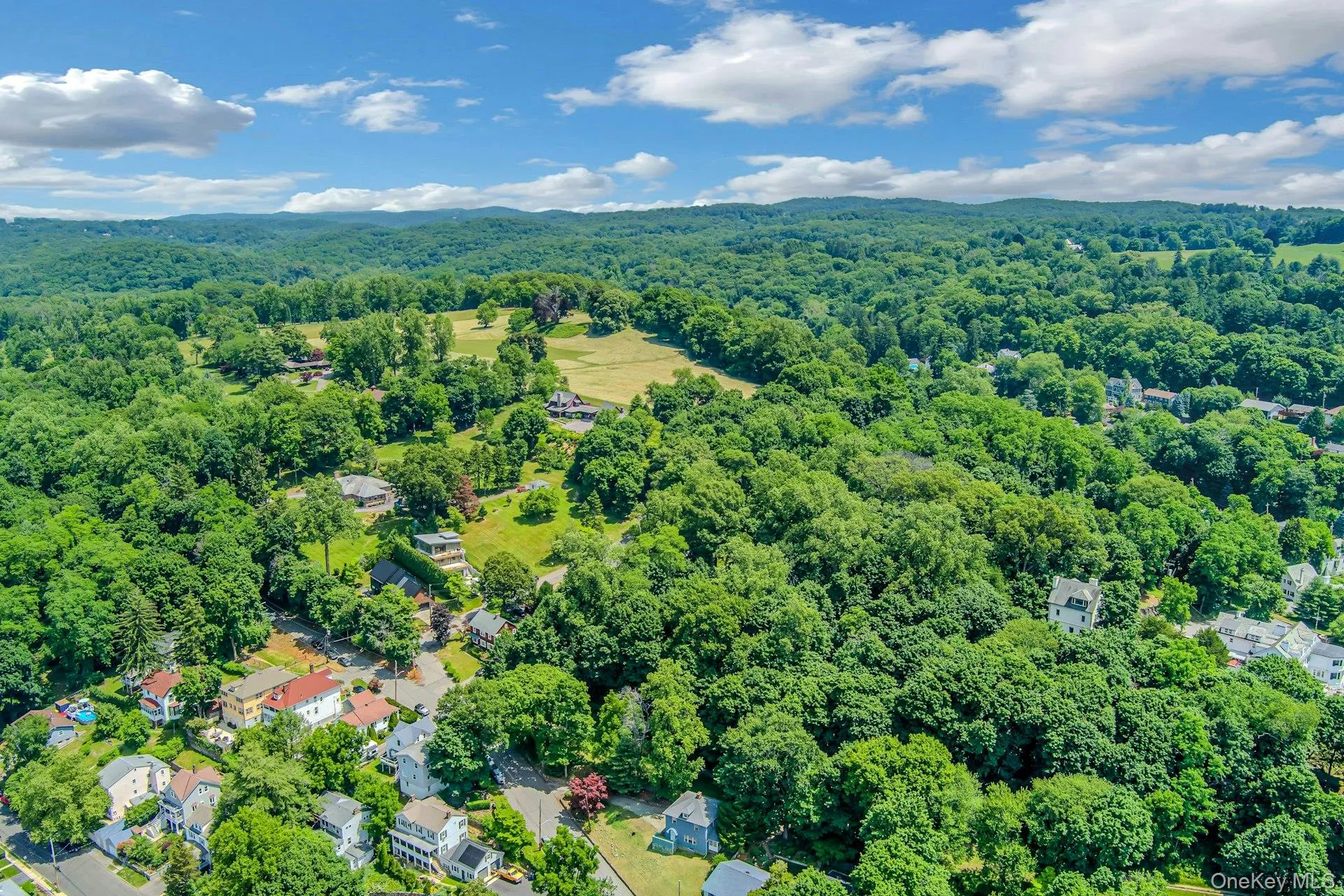 View from above the home looking towards the Rockefeller State Park Preserve... so much greenspace View from above the home looking towards the Rockefeller State Park Preserve... so much greenspace