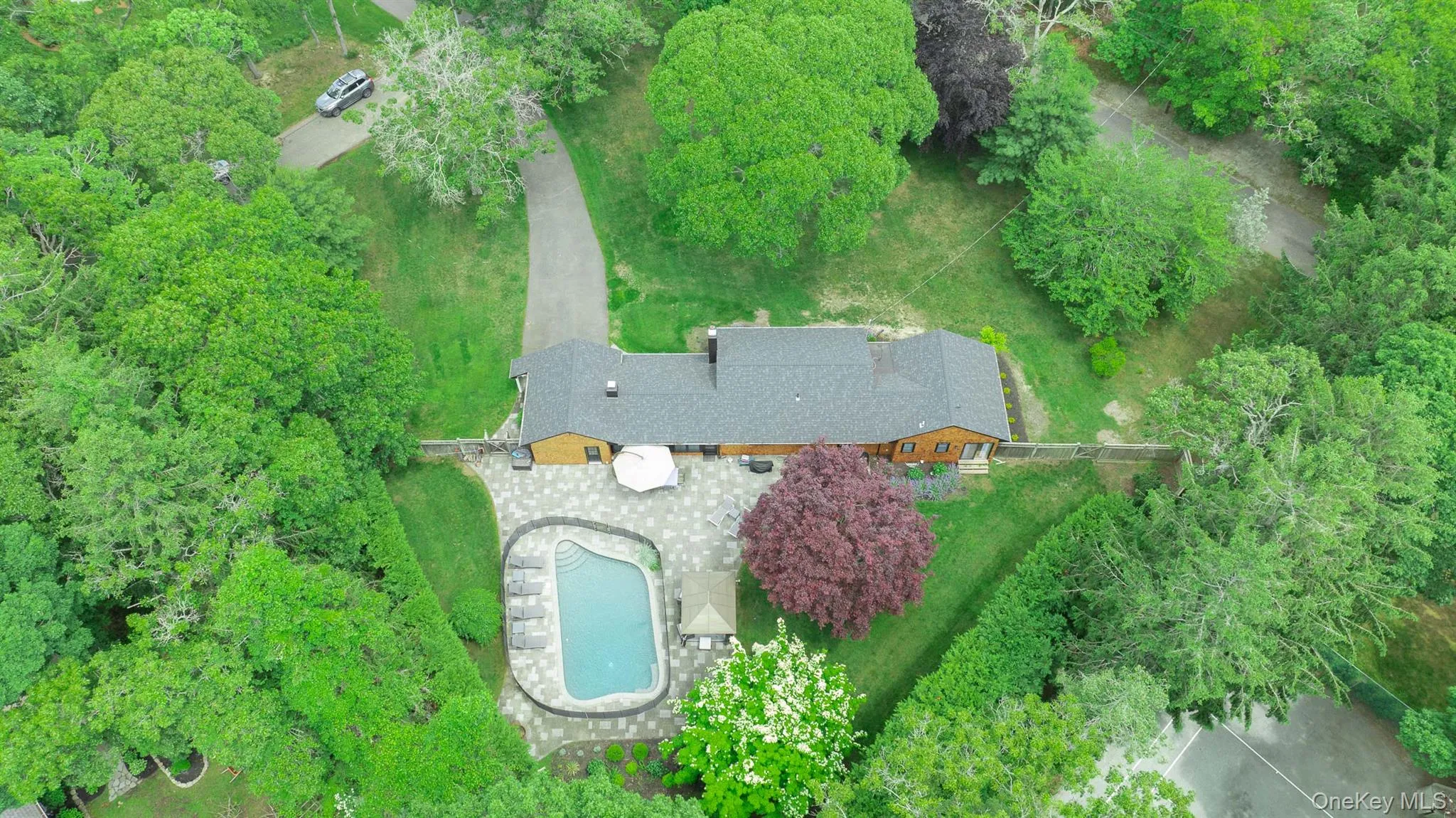 View of home and pool View of home and pool