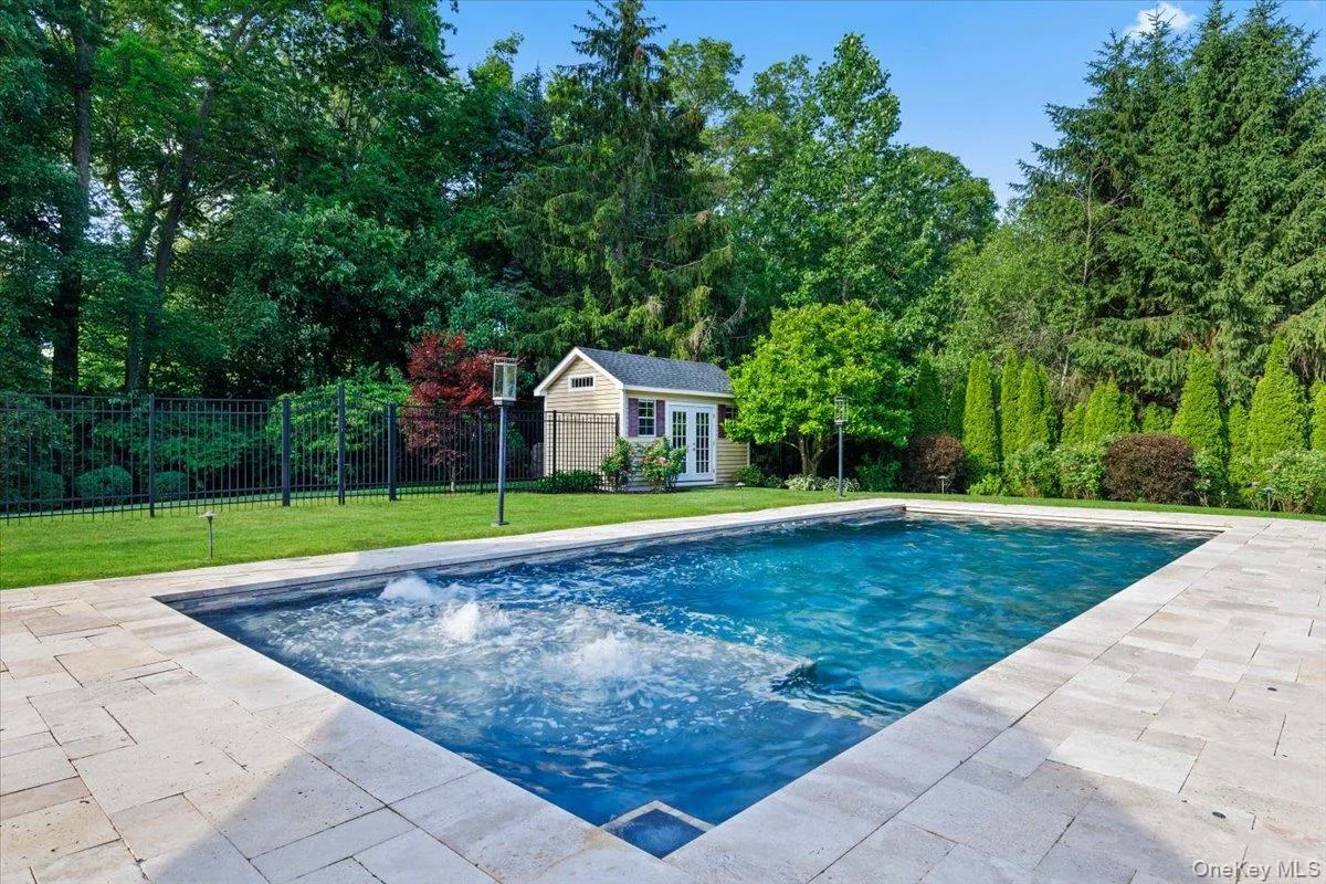 20x40 heated pool with bubblers, fountains and automatic cover. 20x40 heated pool with bubblers, fountains and automatic cover.