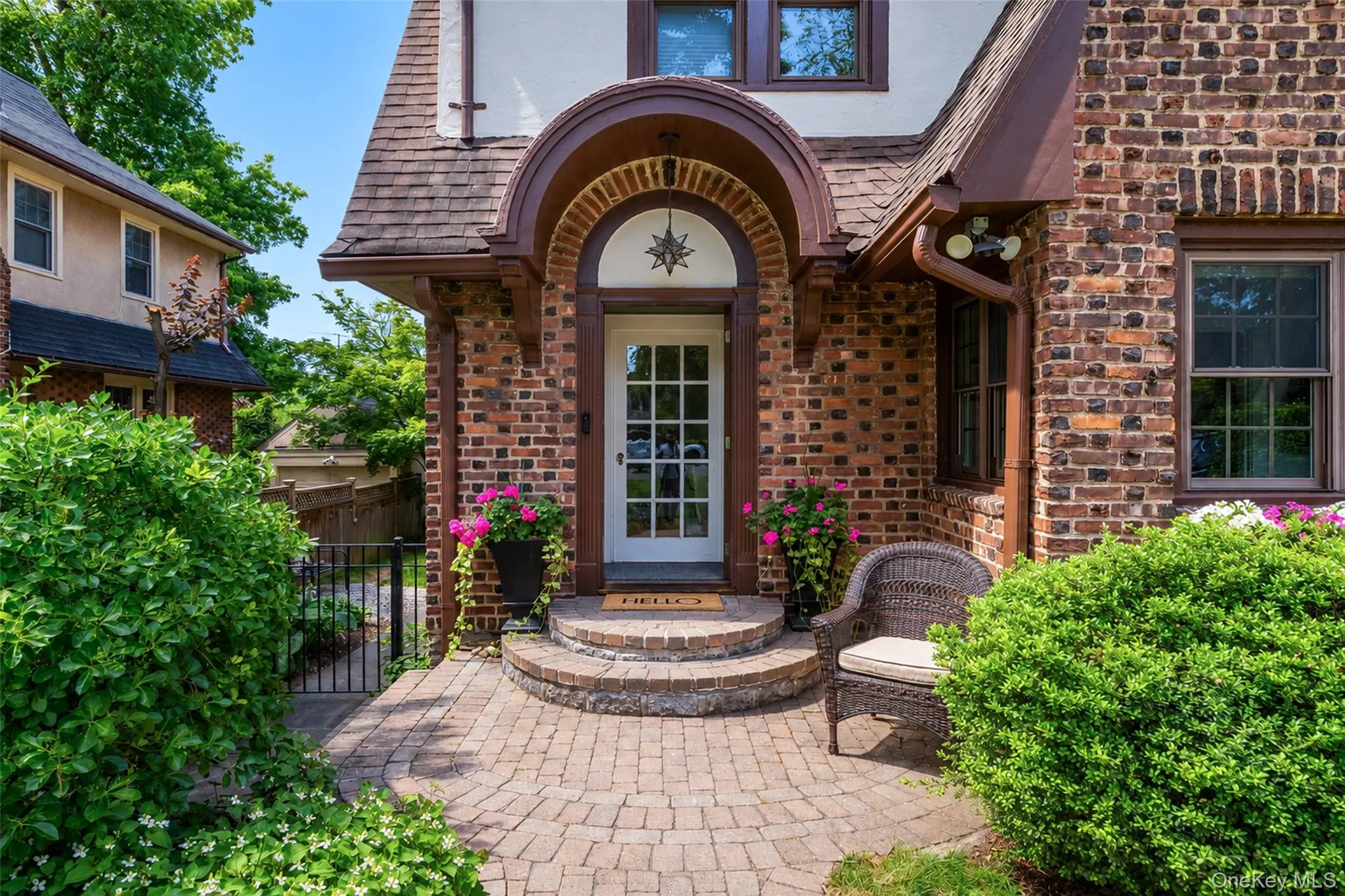 A classic Tudor with welcoming front entry A classic Tudor with welcoming front entry