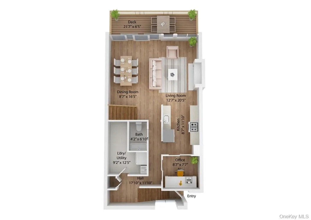 1st Floor 3D Floor Plan 1st Floor 3D Floor Plan