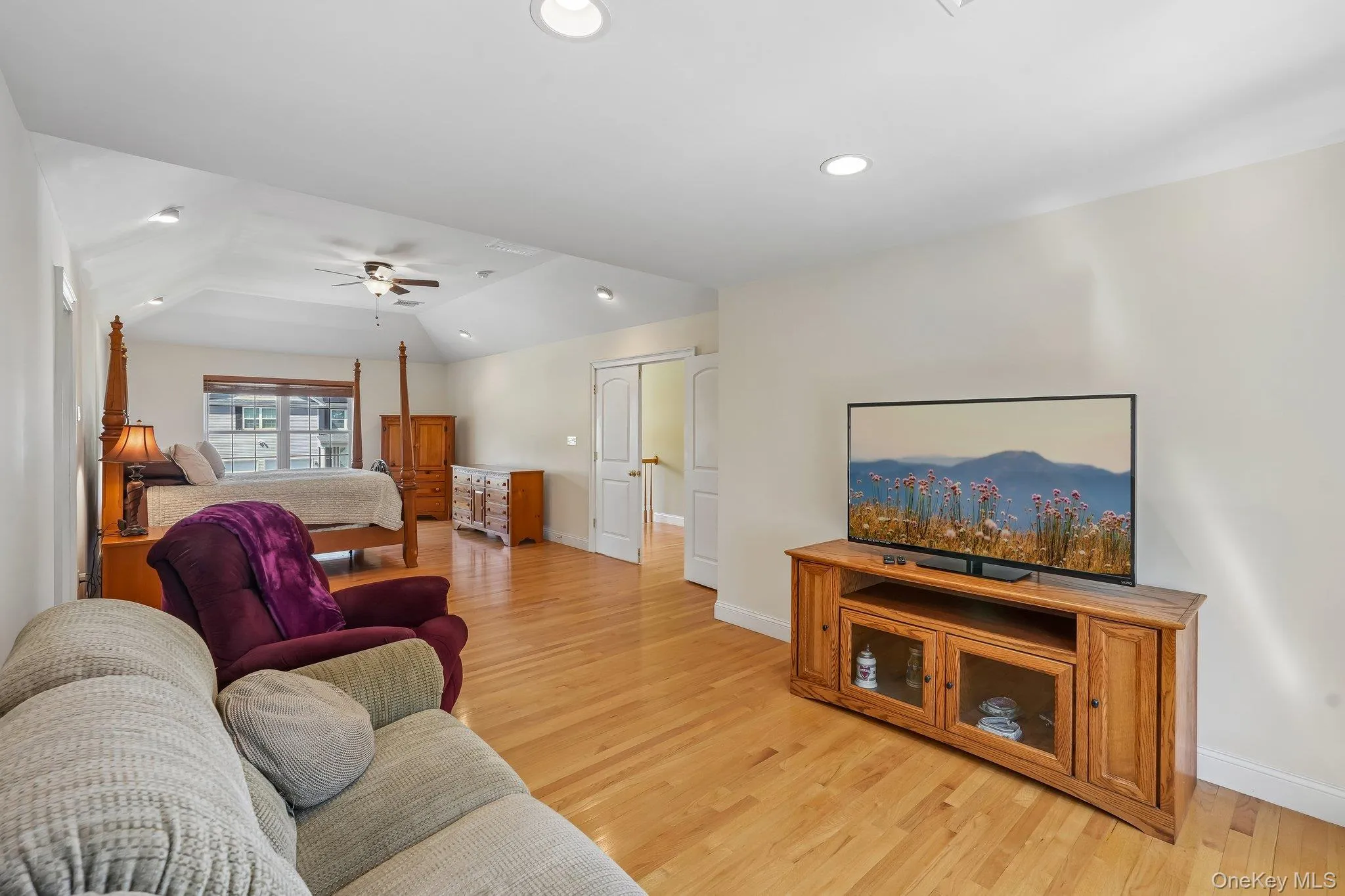 Primary bedroom has separate sitting area. Primary bedroom has separate sitting area.