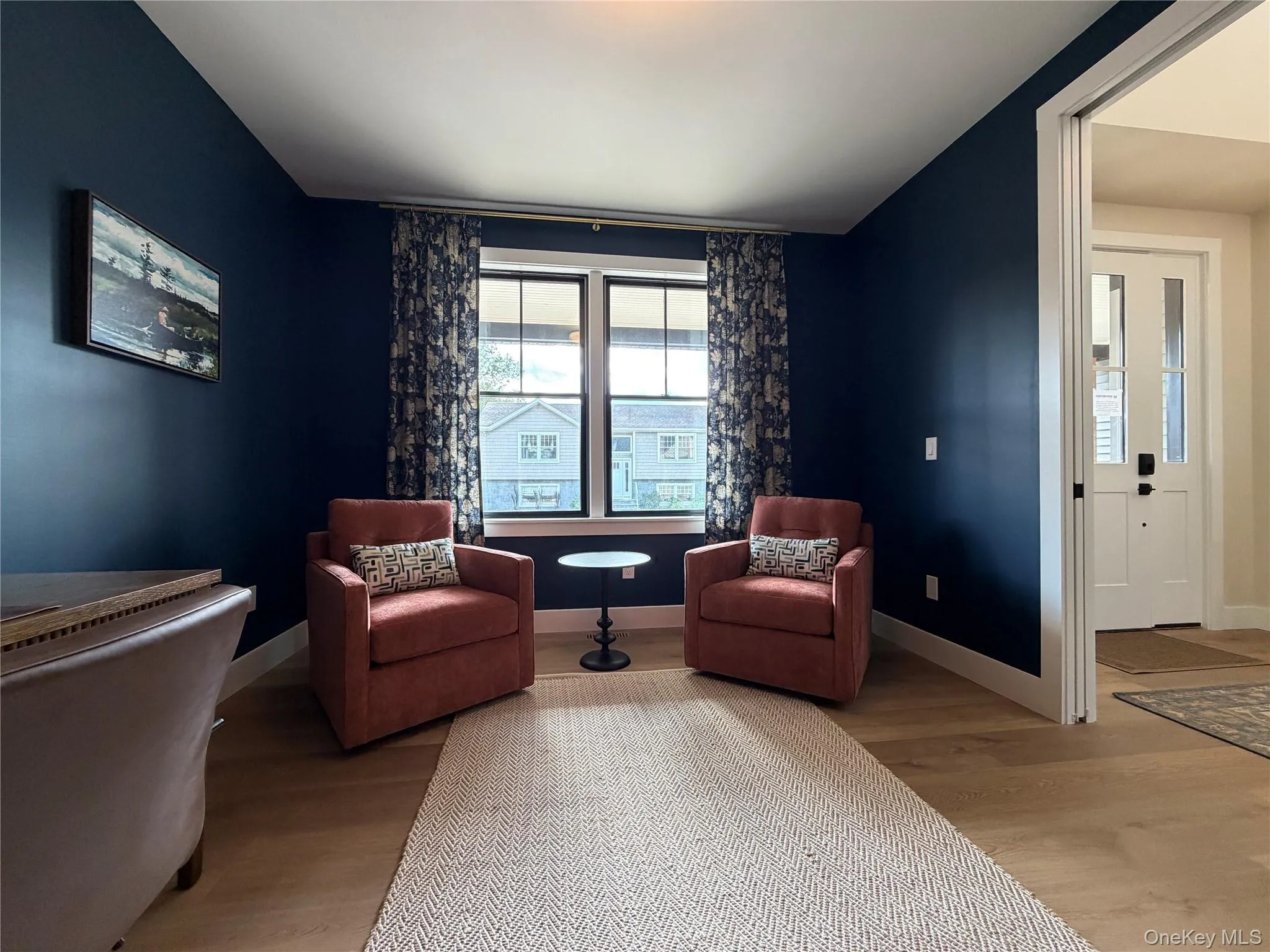 Pocket doors allow this space to feel like a main part of the home or a private space. Pocket doors allow this space to feel like a main part of the home or a private space.