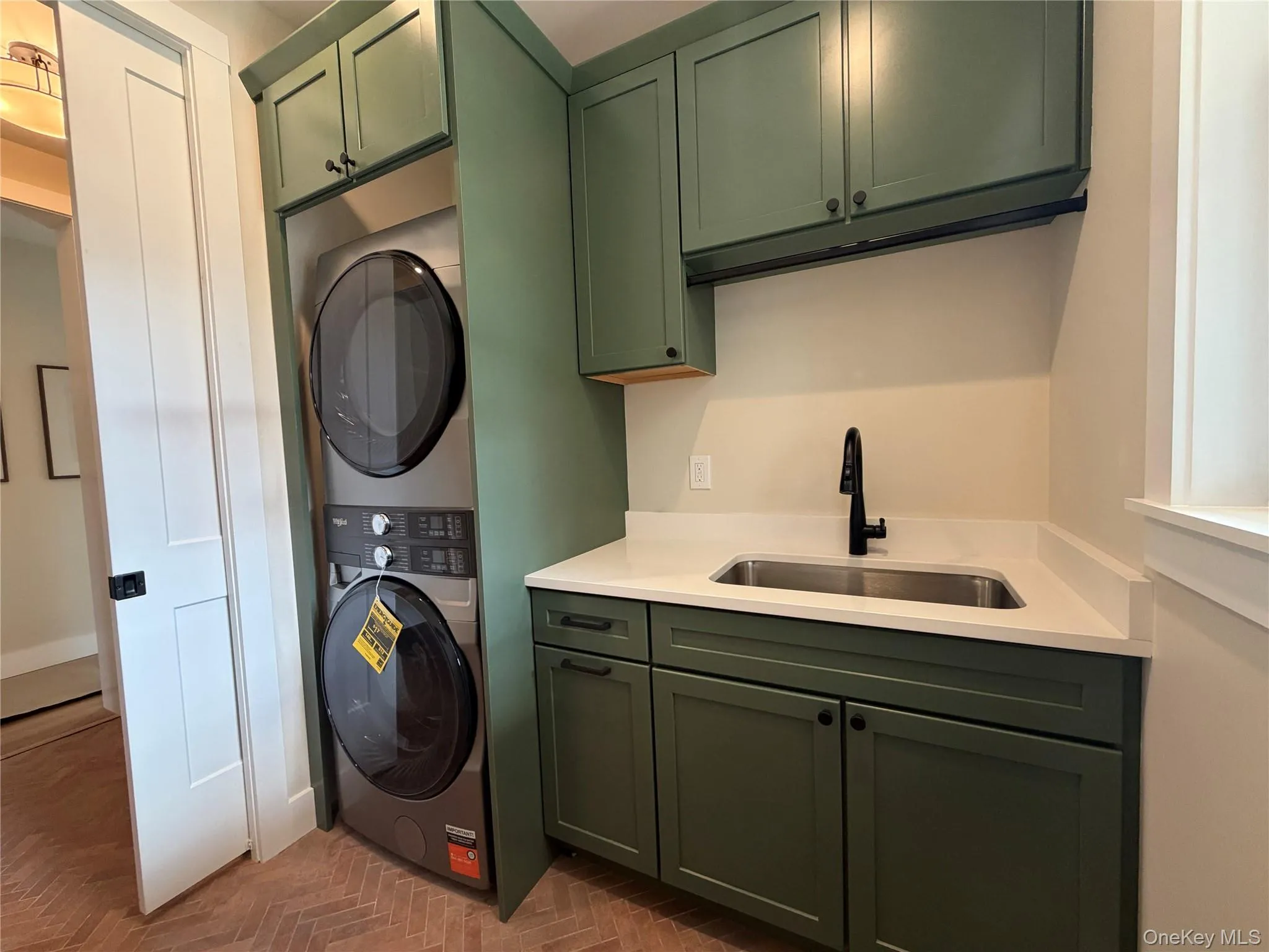 Located on 1st floor near garage door and mud room Located on 1st floor near garage door and mud room