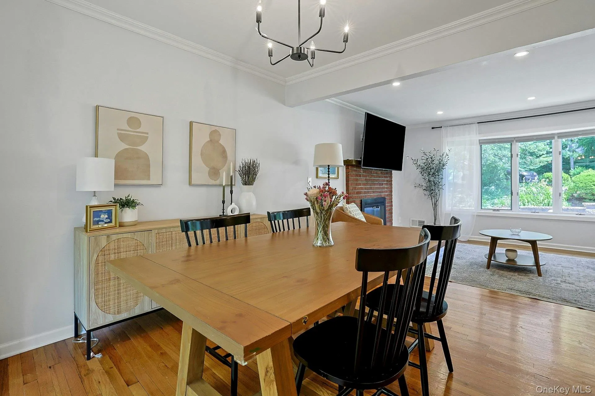 Another view of dining room. Another view of dining room.