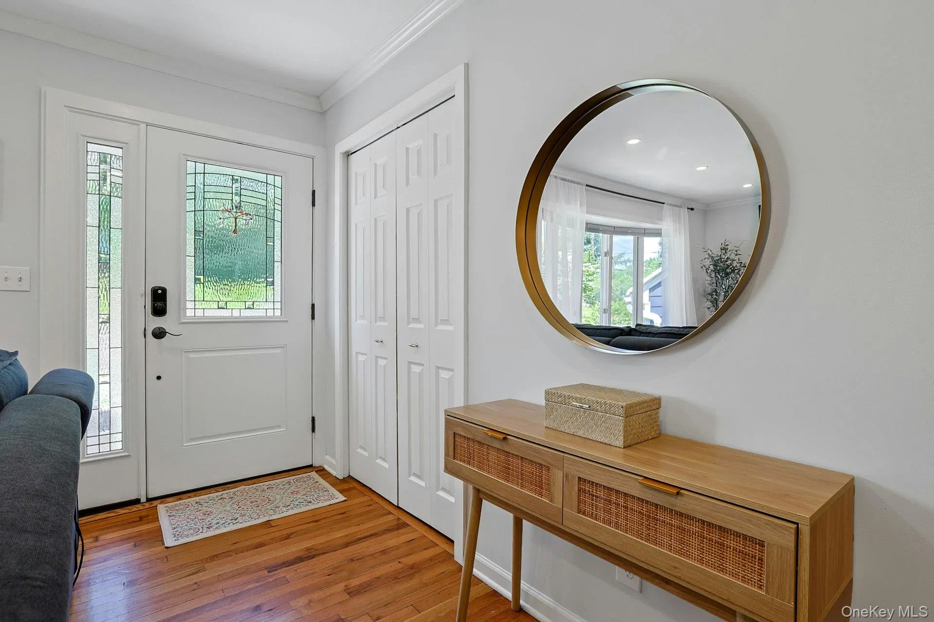 Entry with closet space. Entry with closet space.