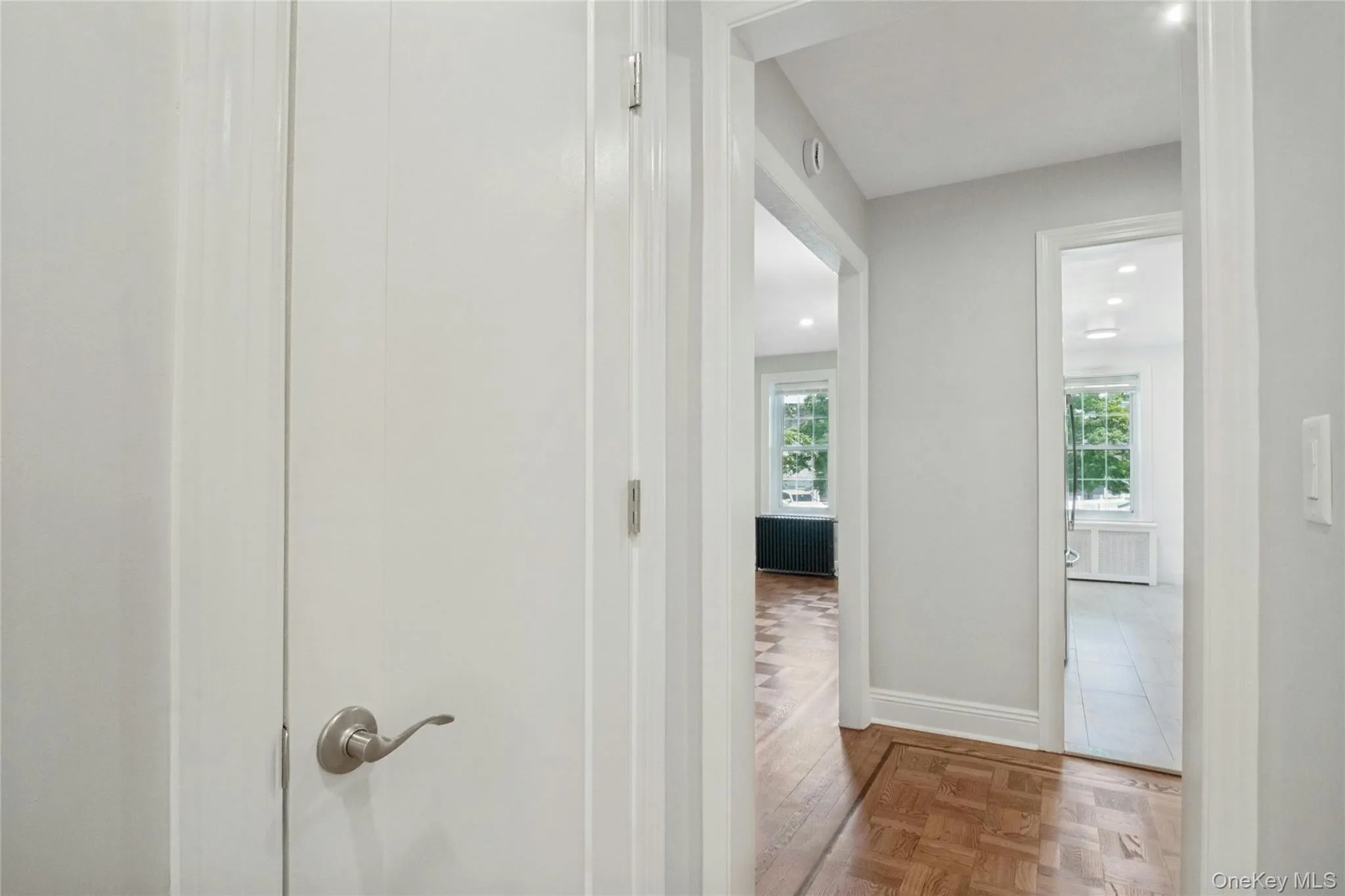 Hall to the bedrooms and hall bathroom Hall to the bedrooms and hall bathroom