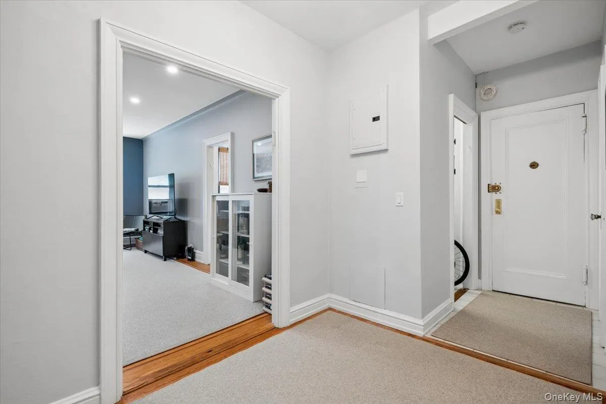 Apartment Entrance Foyer w/ view of Living Room Apartment Entrance Foyer w/ view of Living Room