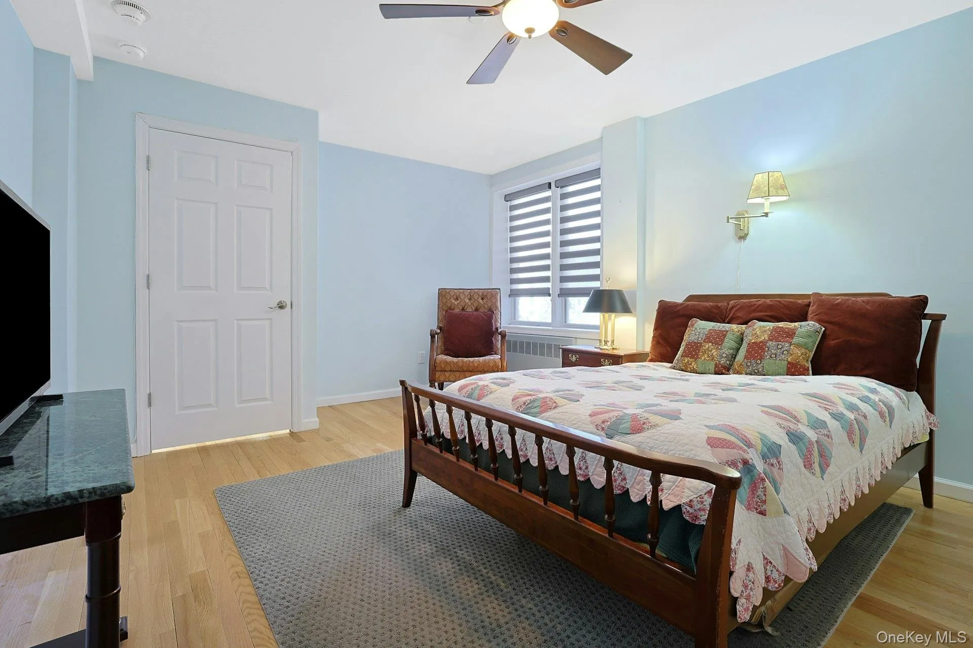 View of bedroom door and window with NW views. View of bedroom door and window with NW views.