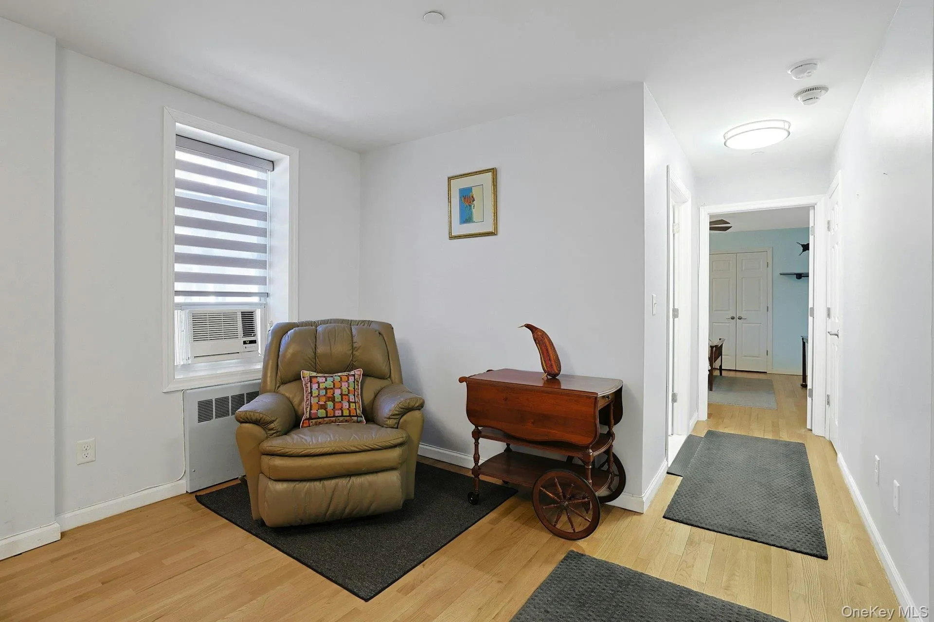 The kitchen opens to a dining area. The kitchen opens to a dining area.