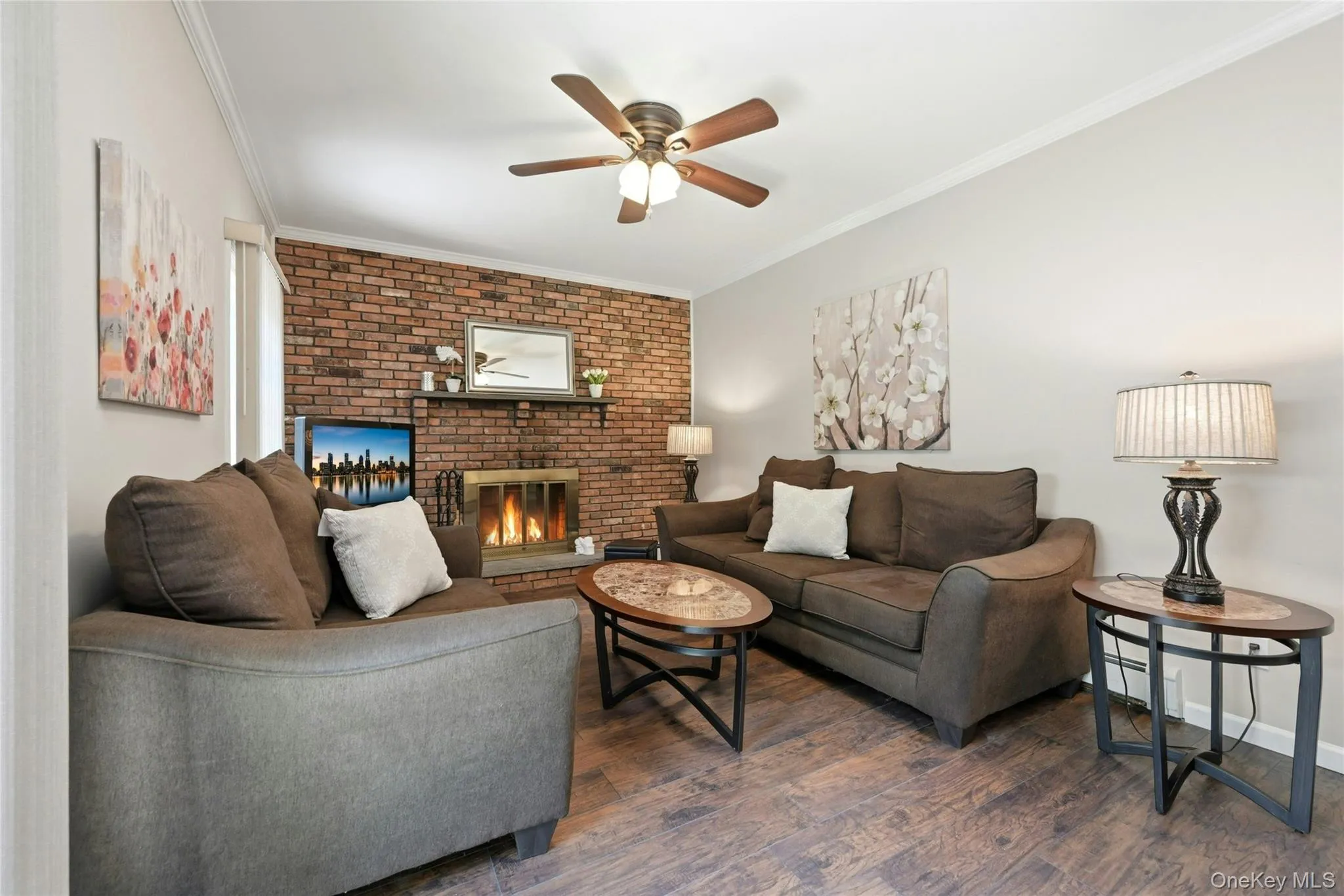 Den with Wood Burning Fireplace Den with Wood Burning Fireplace