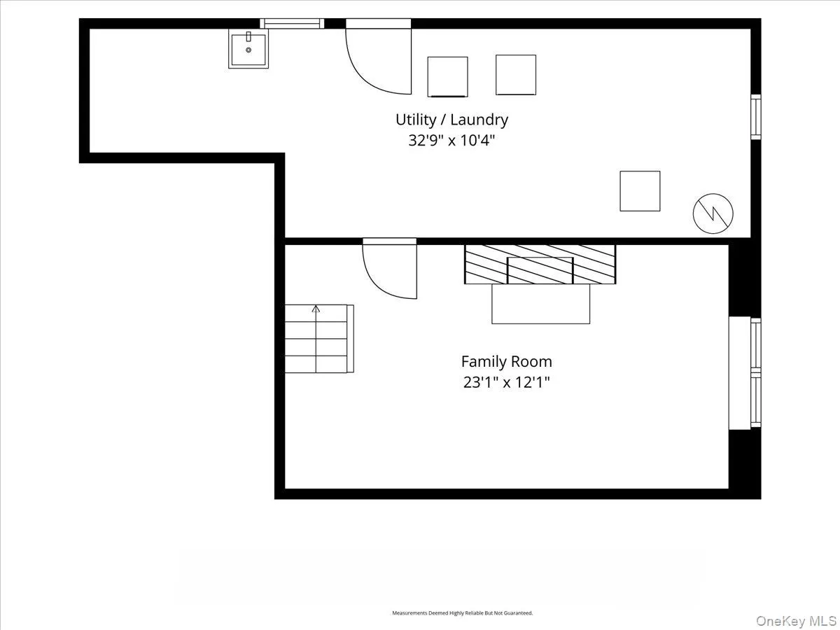 Basement Bonus Space & Walkout Laundry/Utility/Storage Space Basement Bonus Space & Walkout Laundry/Utility/Storage Space